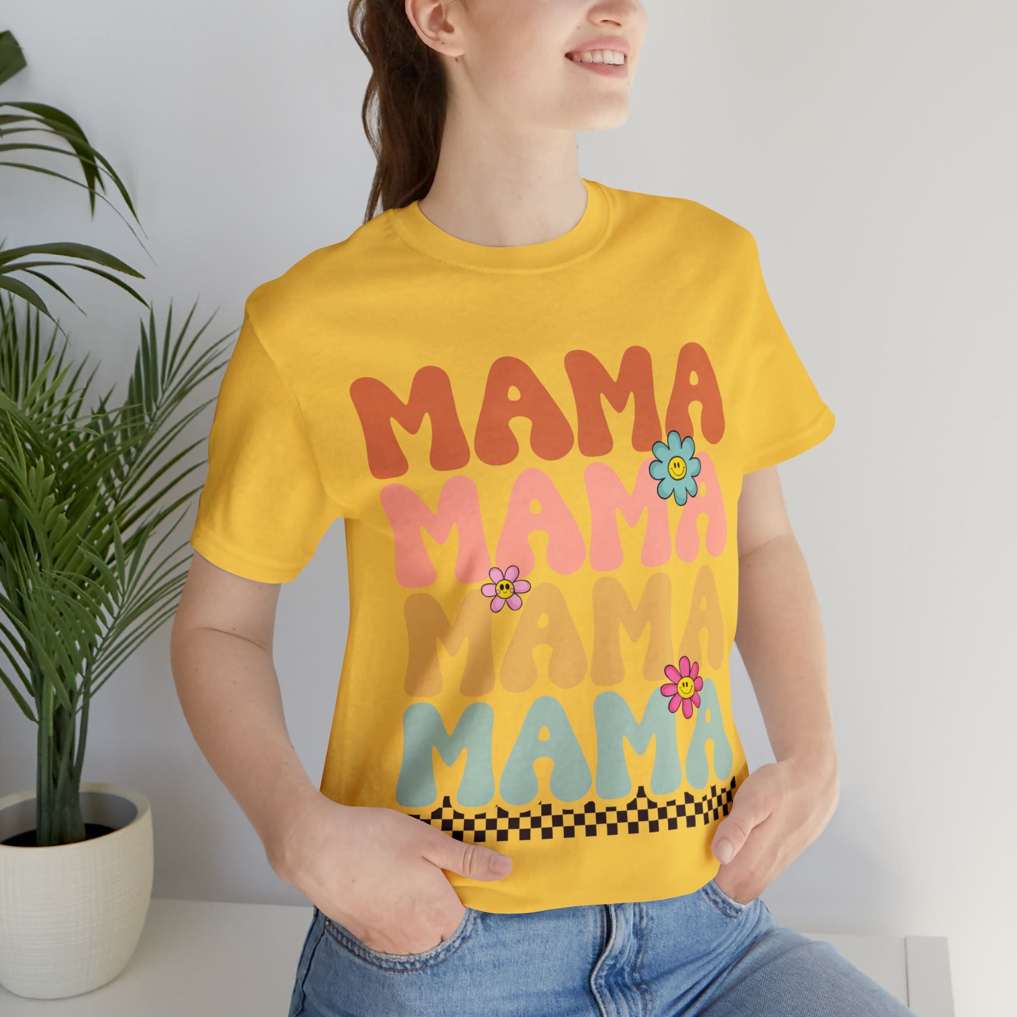 Printify T-Shirt Yellow / M Copy of Unisex Jersey Short Sleeve Tee
