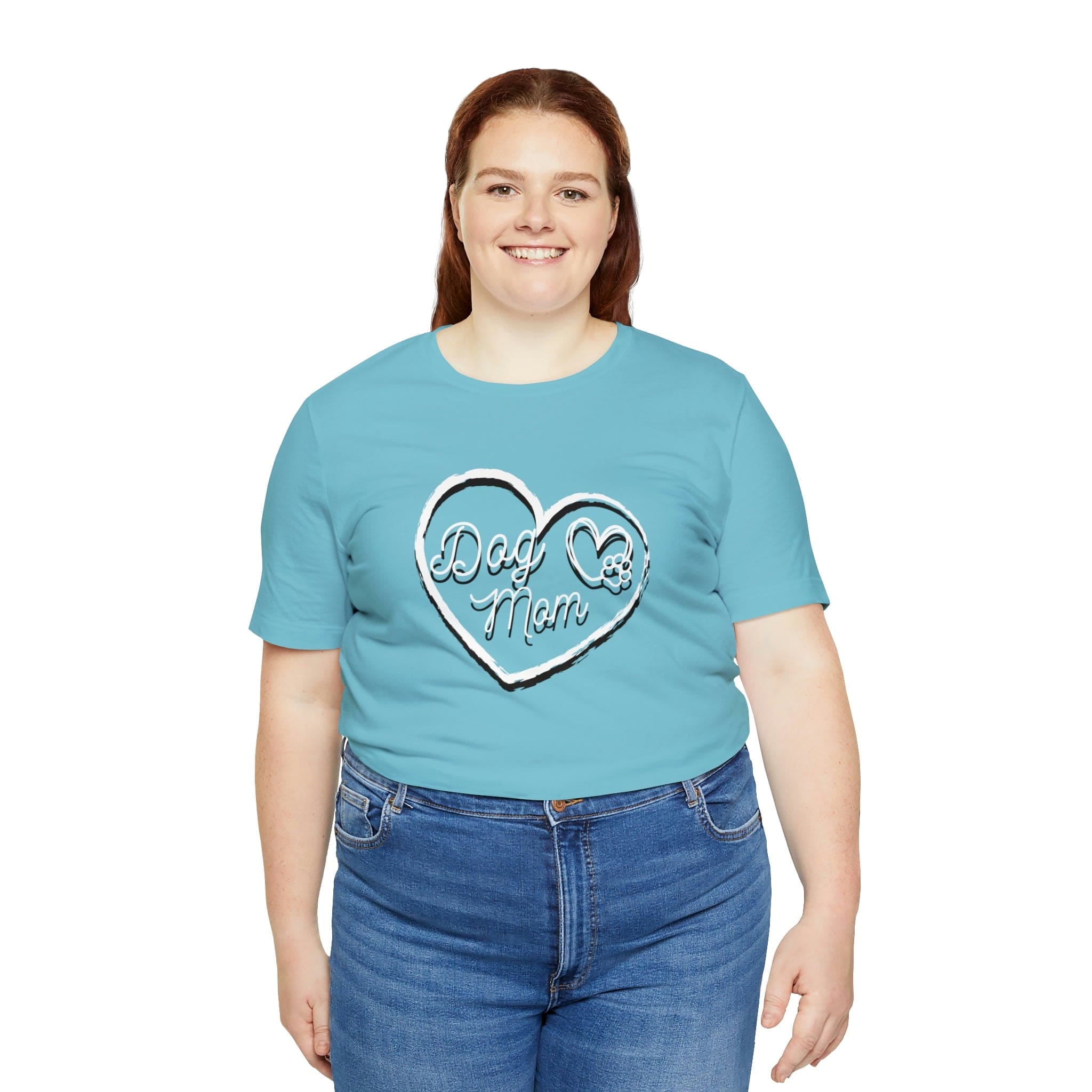 Printify T-Shirt Dog Mom - Unisex Jersey Short Sleeve Tee