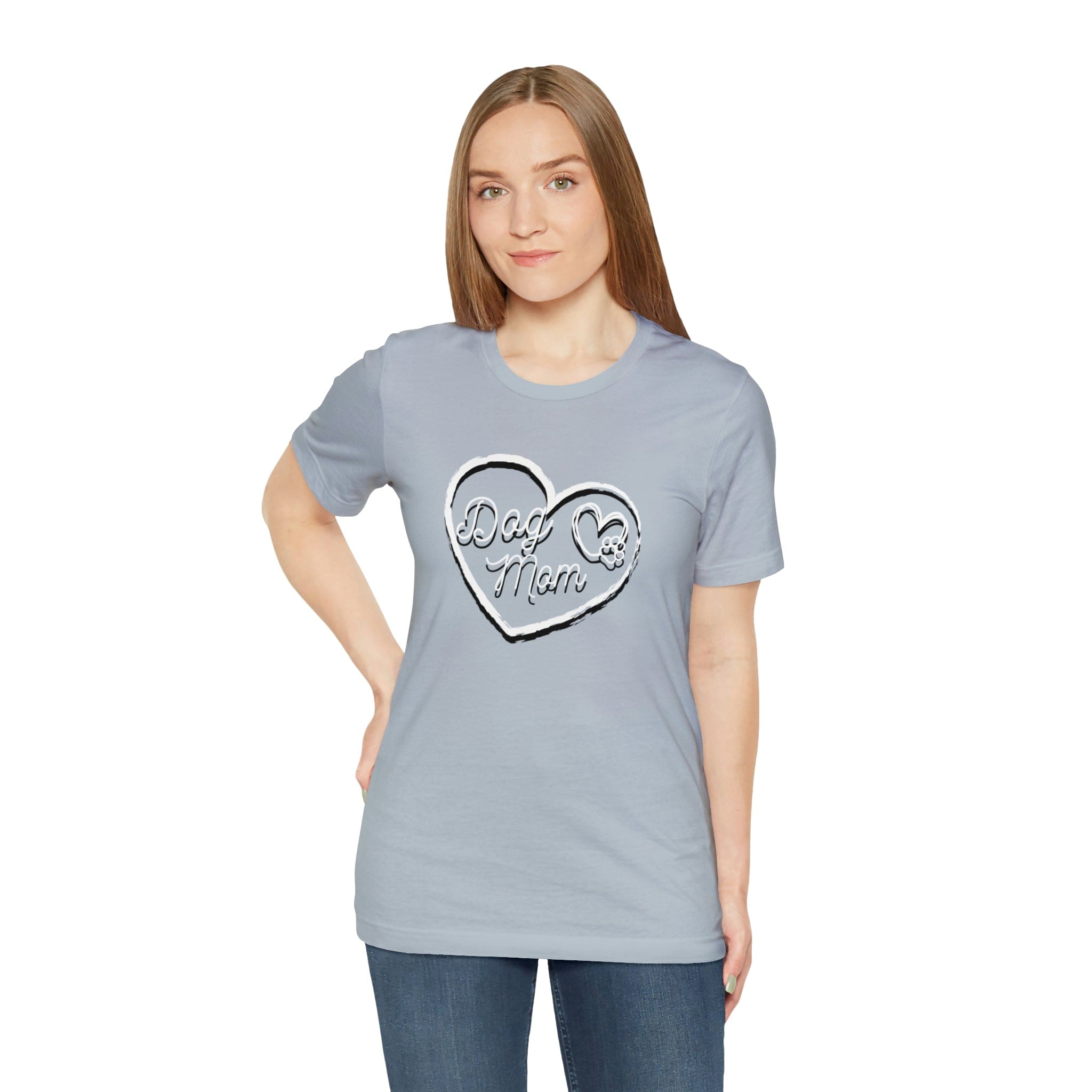 Printify T-Shirt Dog Mom - Unisex Jersey Short Sleeve Tee