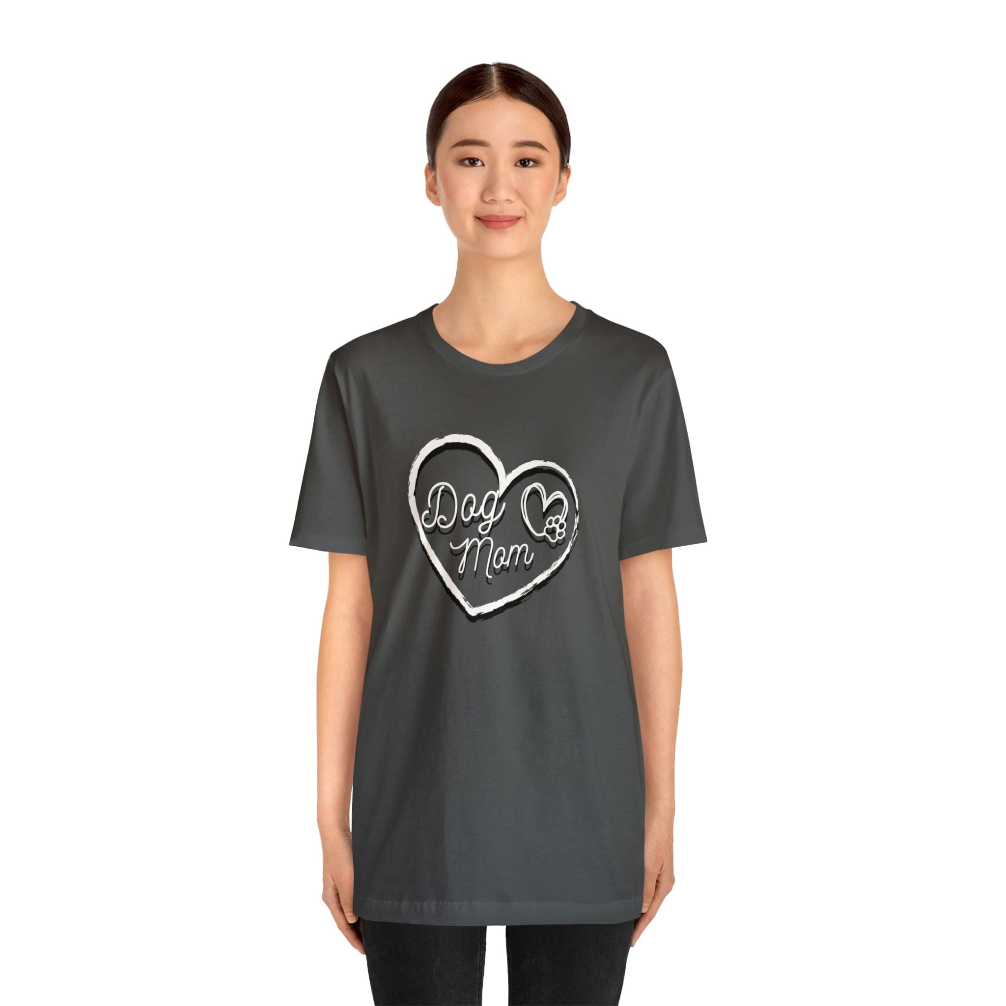 Printify T-Shirt Dog Mom - Unisex Jersey Short Sleeve Tee