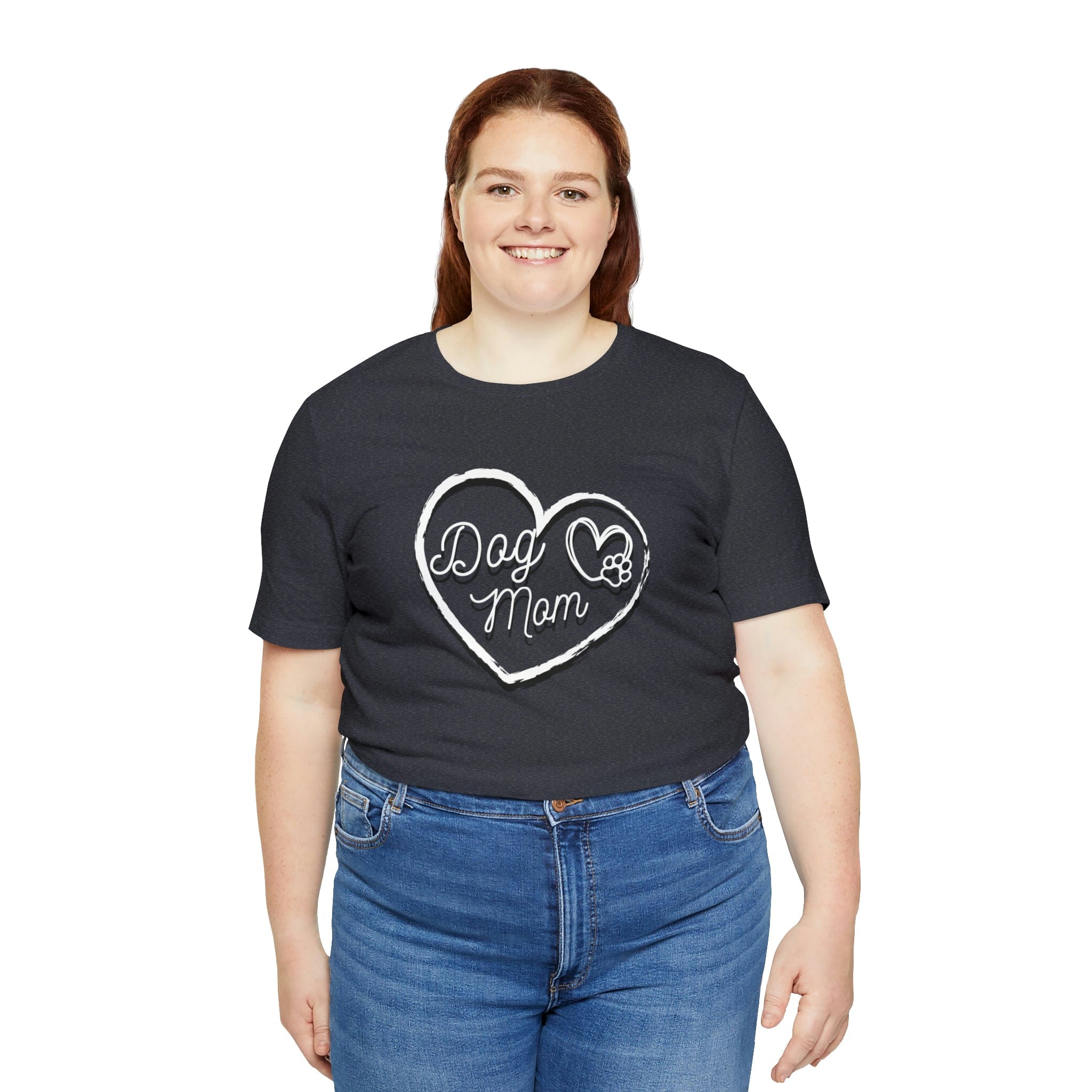 Printify T-Shirt Dog Mom - Unisex Jersey Short Sleeve Tee