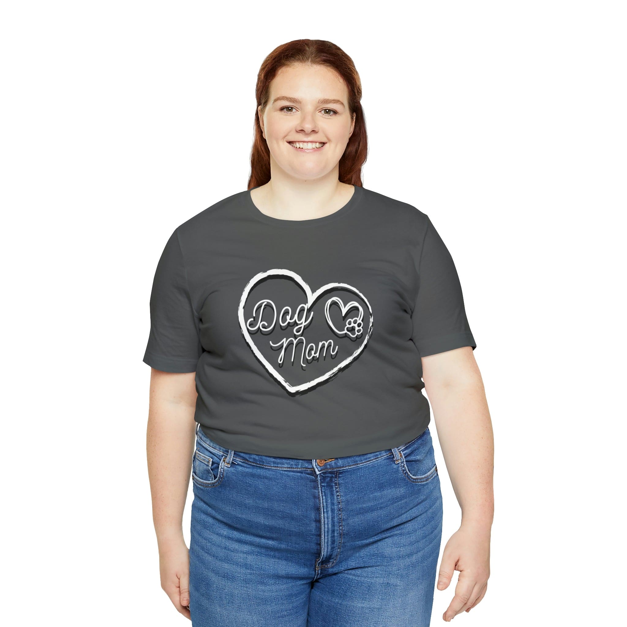 Printify T-Shirt Dog Mom - Unisex Jersey Short Sleeve Tee
