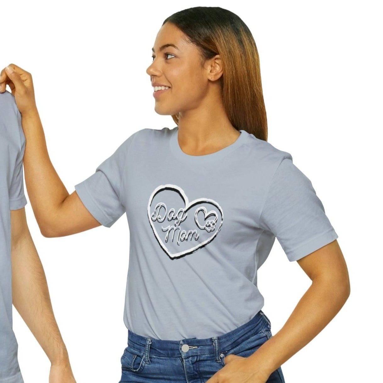 Printify T-Shirt Dog Mom - Unisex Jersey Short Sleeve Tee