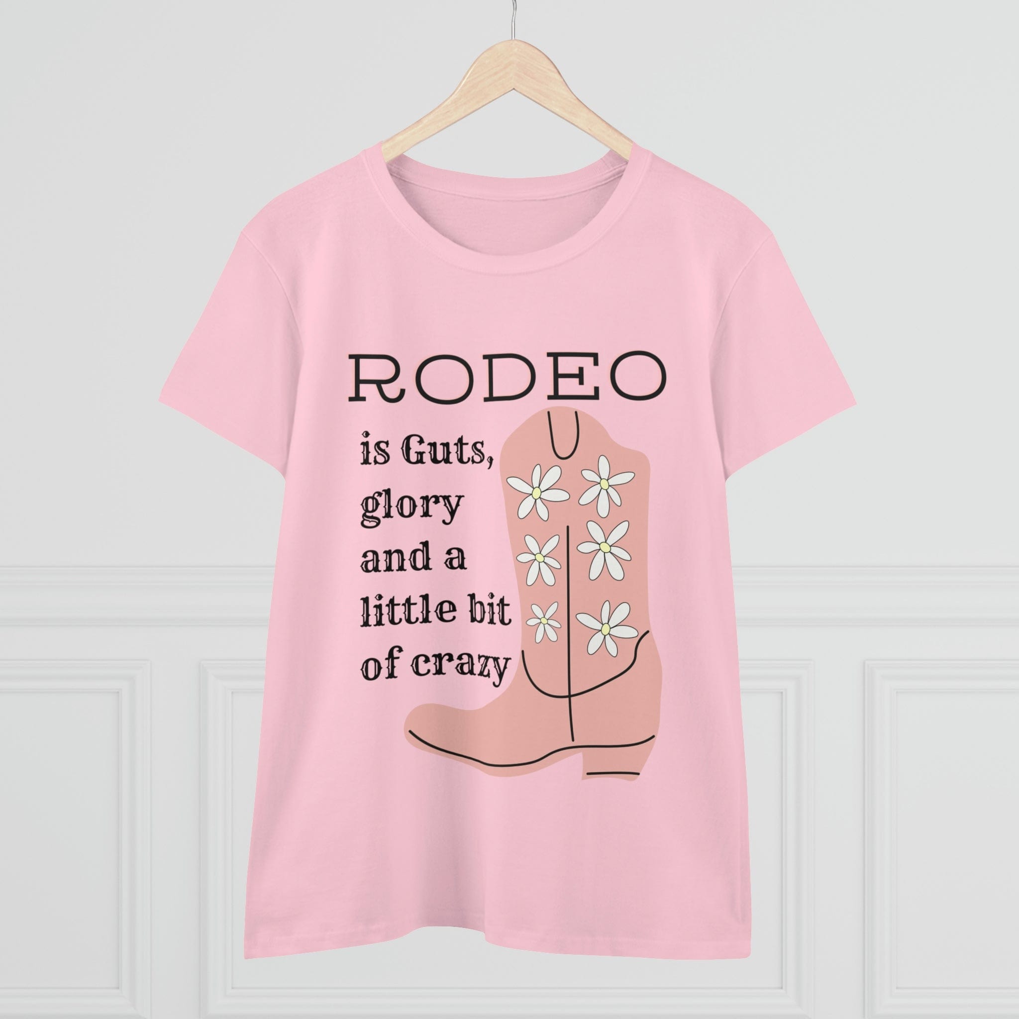 Printify T-Shirt Guts and Glory - Women's Midweight Cotton Tee