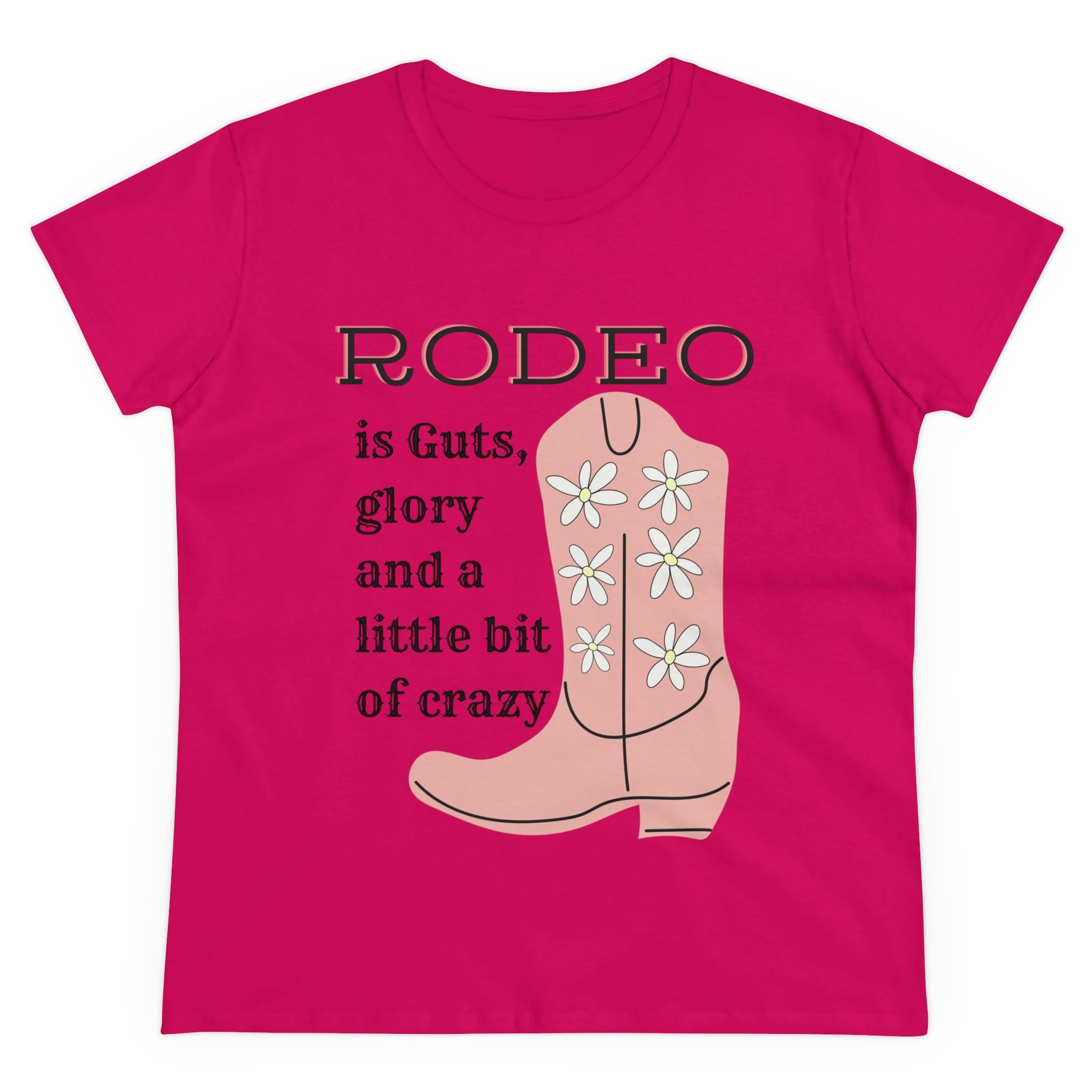 Printify T-Shirt Heliconia / S Guts and Glory - Women's Midweight Cotton Tee