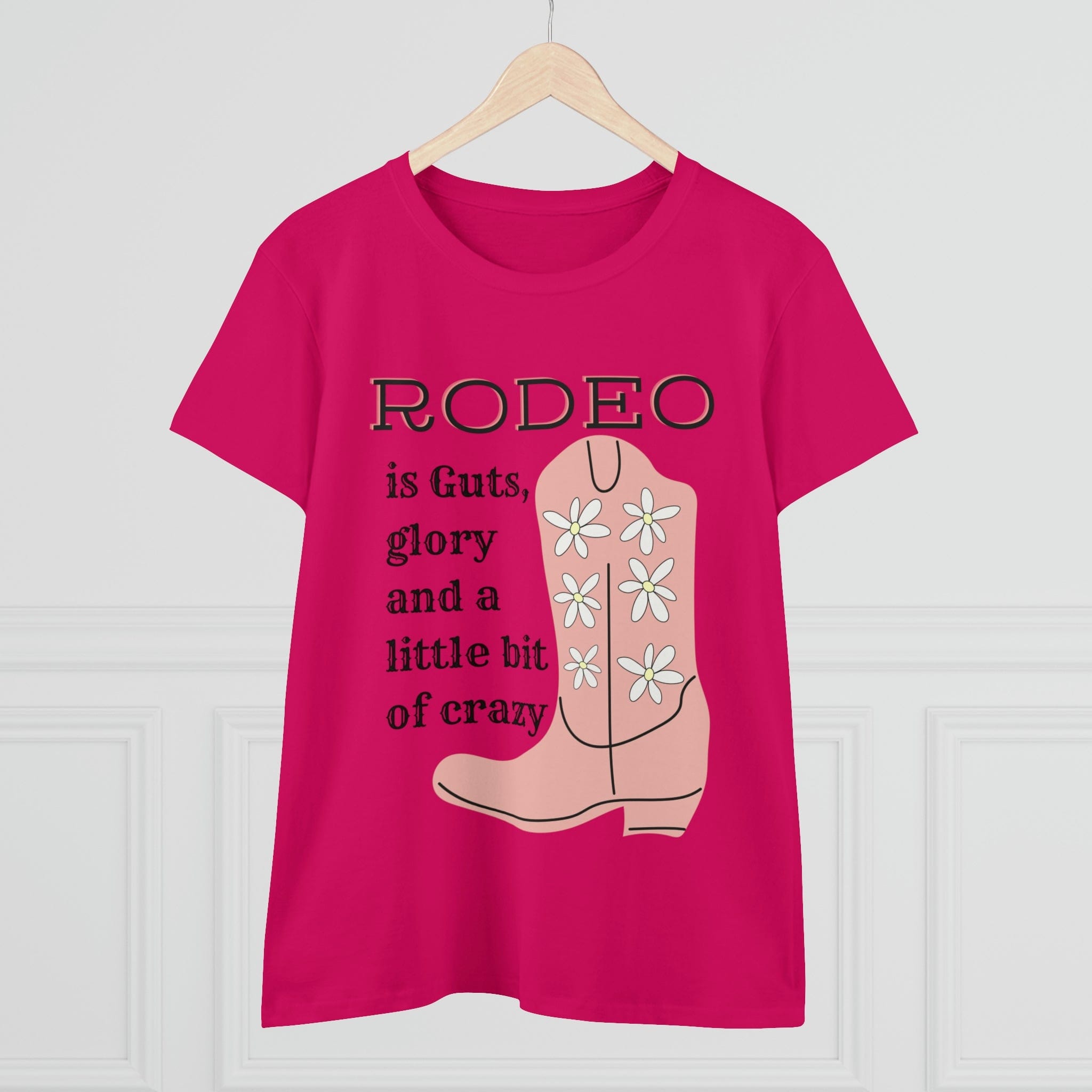 Printify T-Shirt Guts and Glory - Women's Midweight Cotton Tee