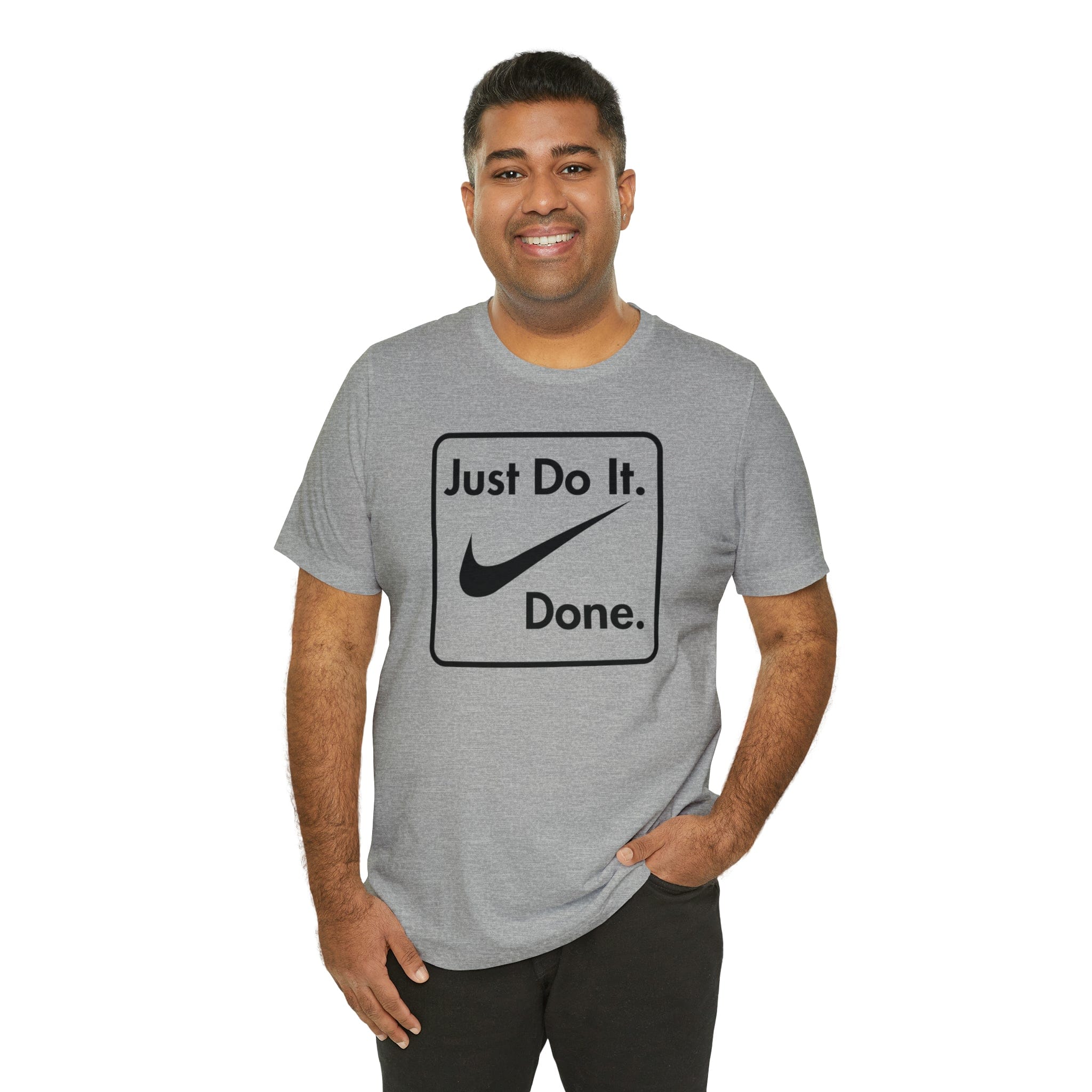 Printify T-Shirt Just Do It - Done - Jersey Short Sleeve Tee