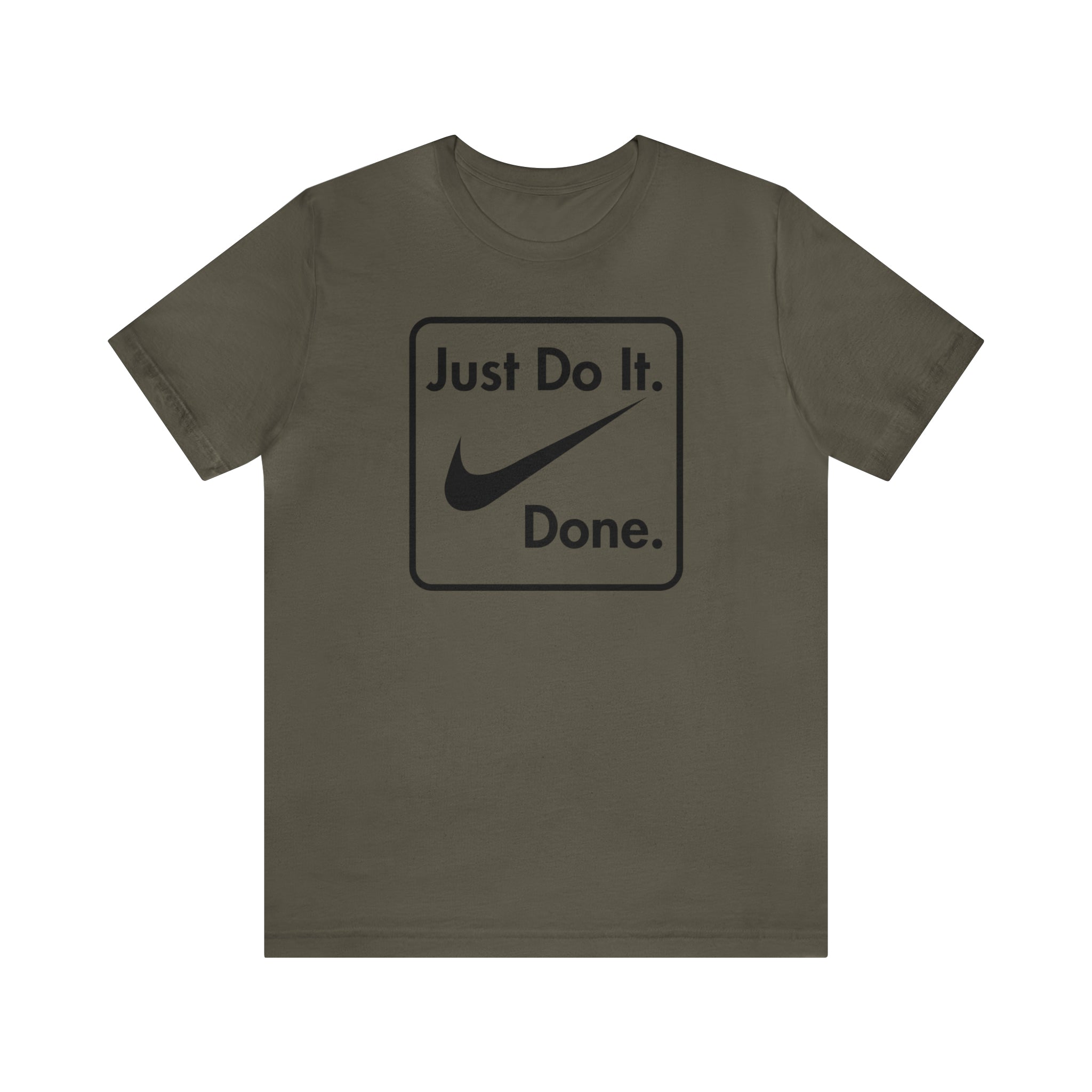 Printify T-Shirt Just Do It - Done - Jersey Short Sleeve Tee