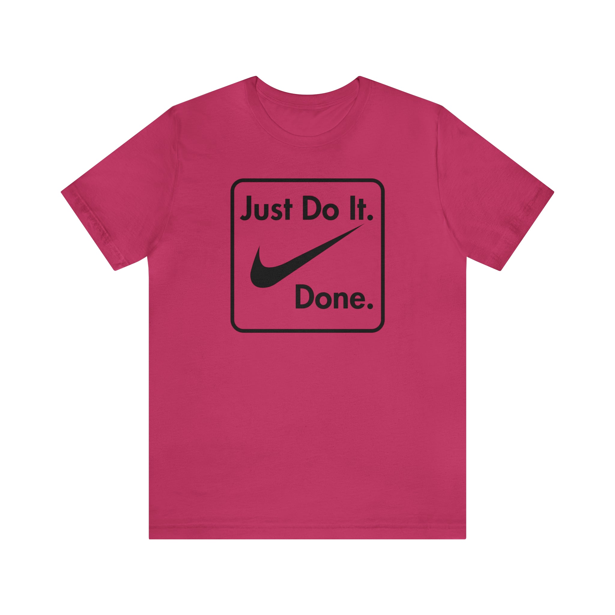 Printify T-Shirt Just Do It - Done - Jersey Short Sleeve Tee