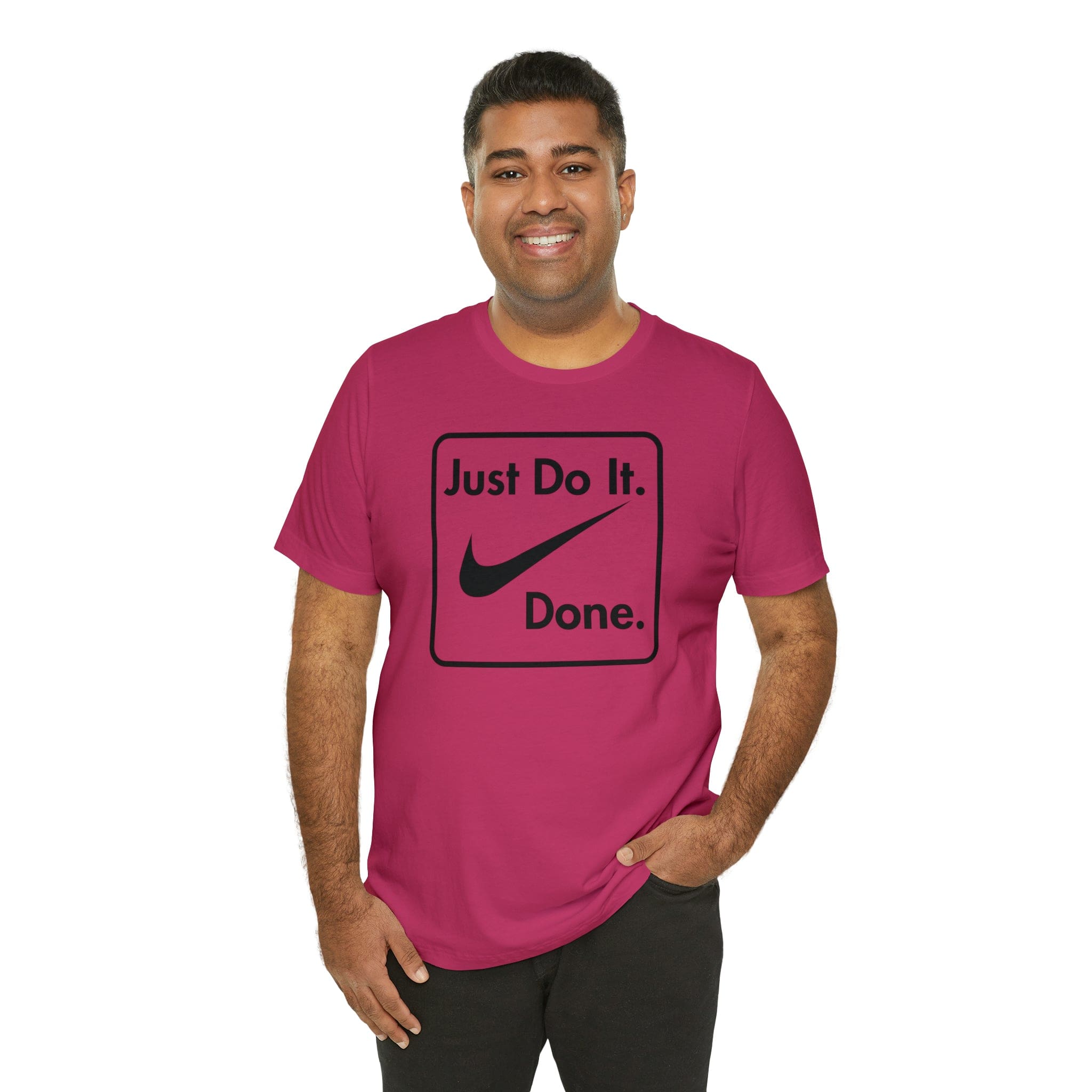Printify T-Shirt Just Do It - Done - Jersey Short Sleeve Tee