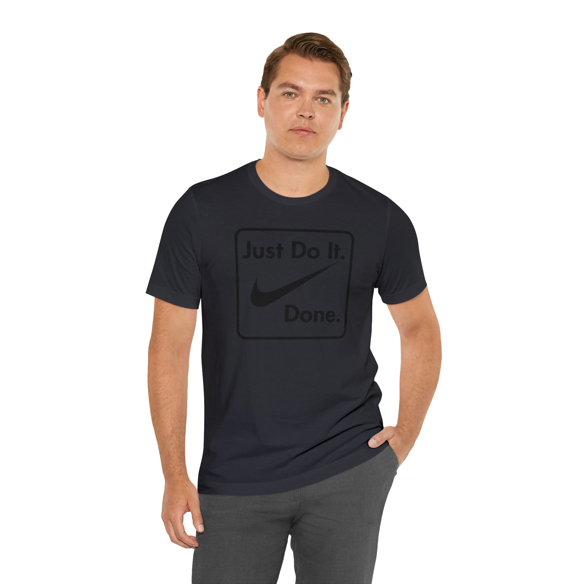 Printify T-Shirt Just Do It - Done - Jersey Short Sleeve Tee