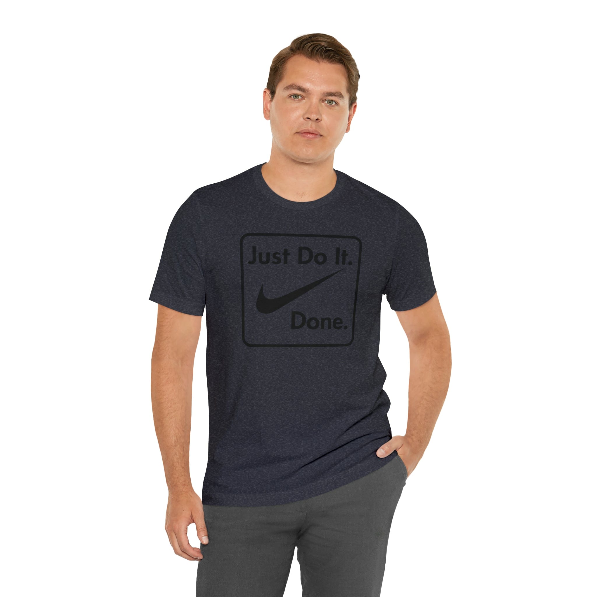 Printify T-Shirt Just Do It - Done - Jersey Short Sleeve Tee