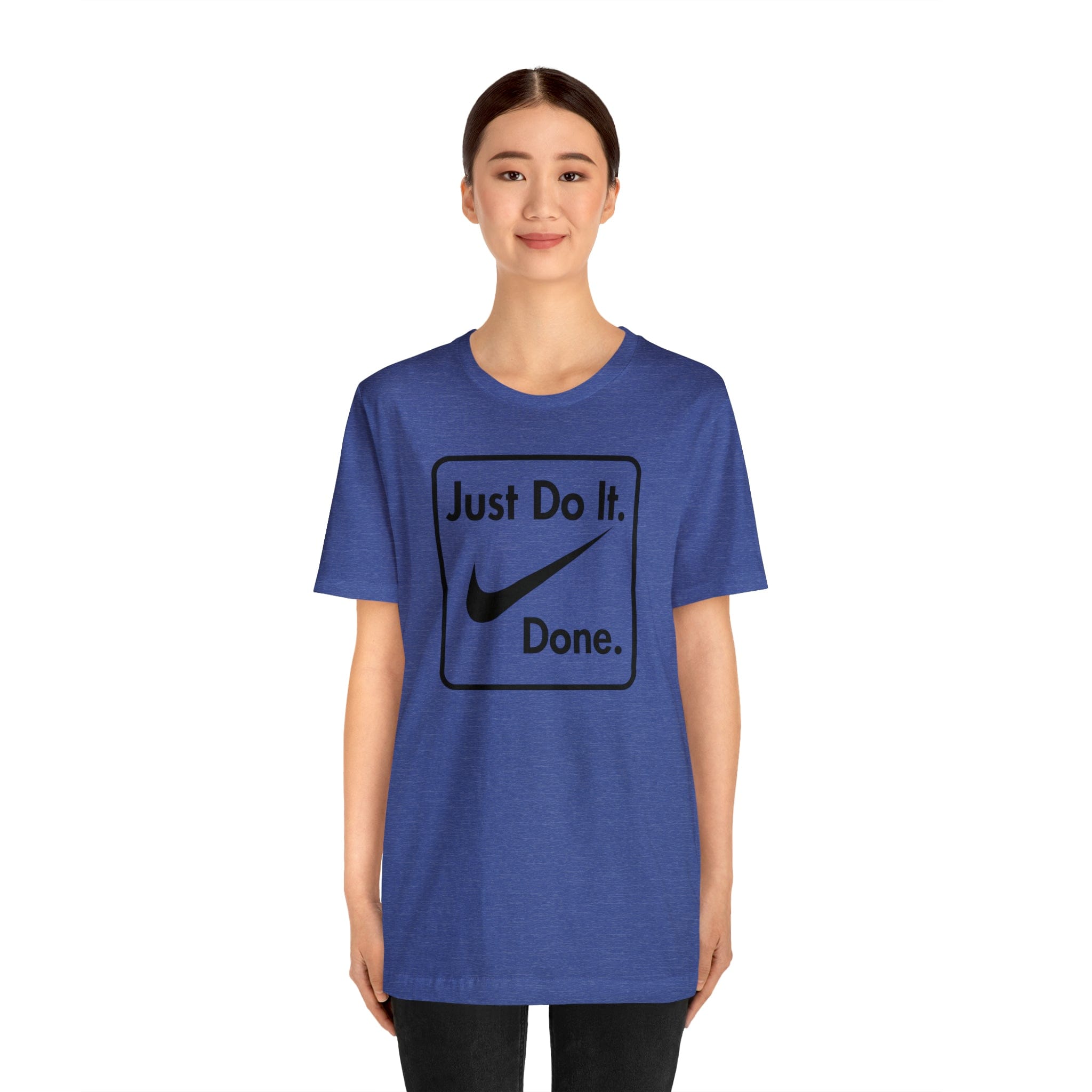 Printify T-Shirt Just Do It - Done - Jersey Short Sleeve Tee