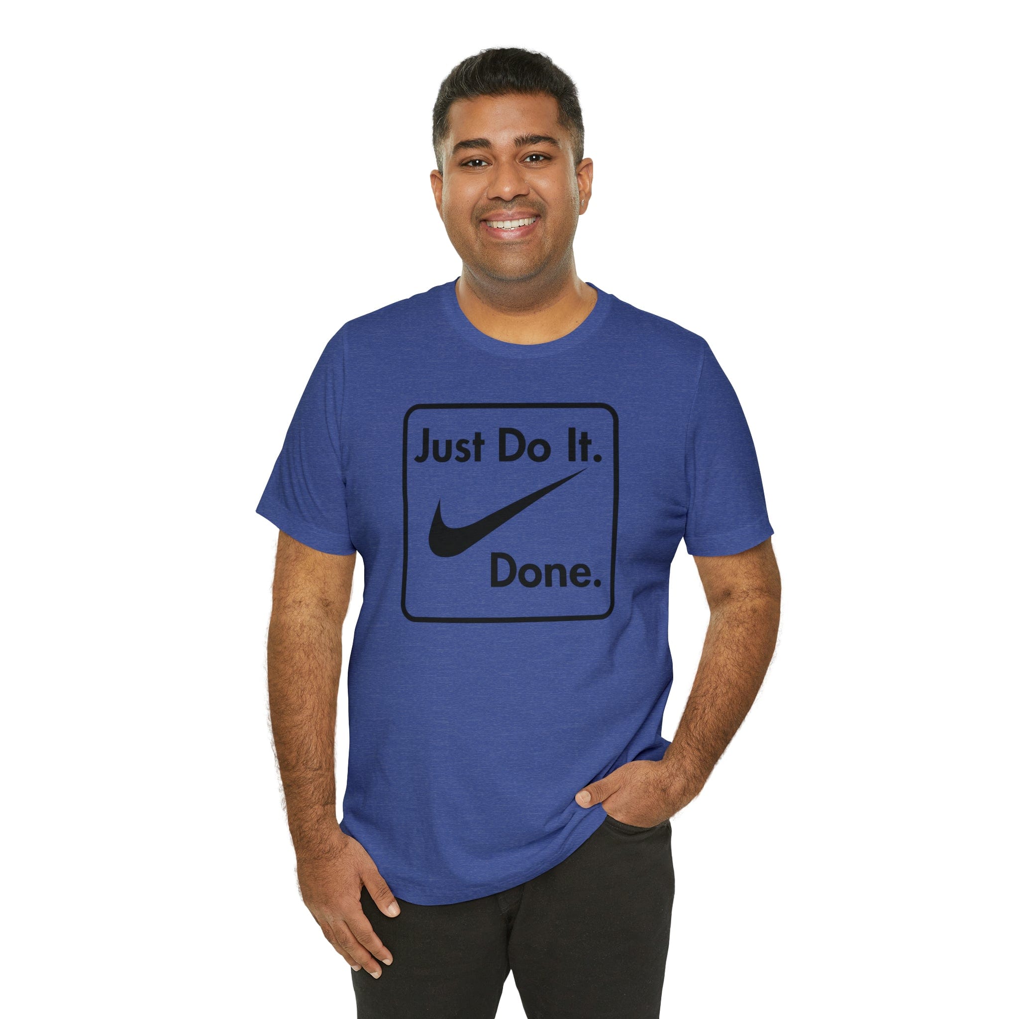 Printify T-Shirt Just Do It - Done - Jersey Short Sleeve Tee