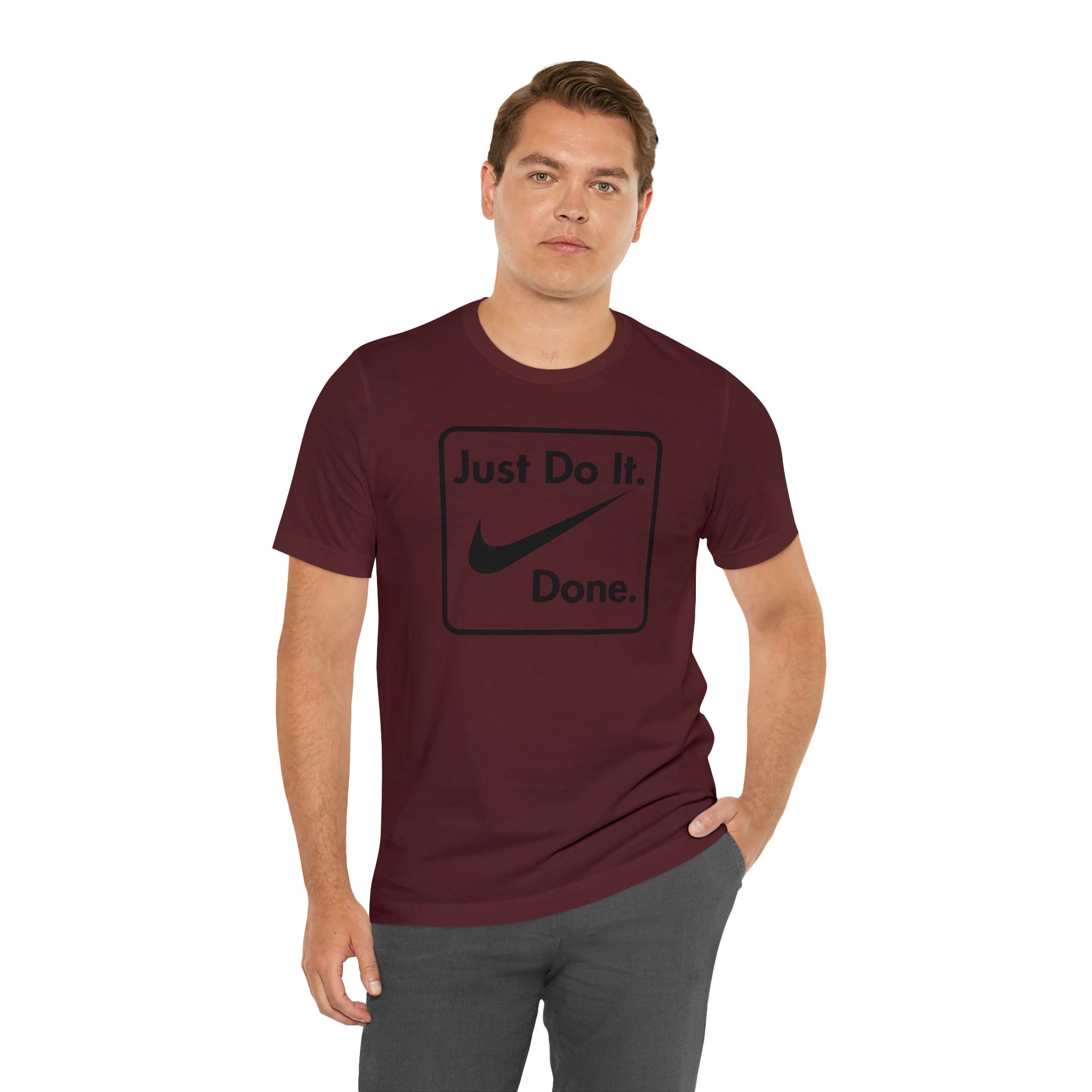 Printify T-Shirt Just Do It - Done - Jersey Short Sleeve Tee