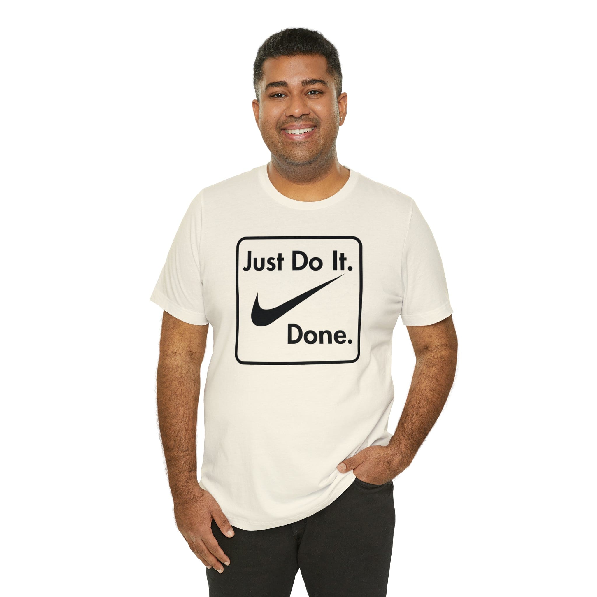 Printify T-Shirt Just Do It - Done - Jersey Short Sleeve Tee
