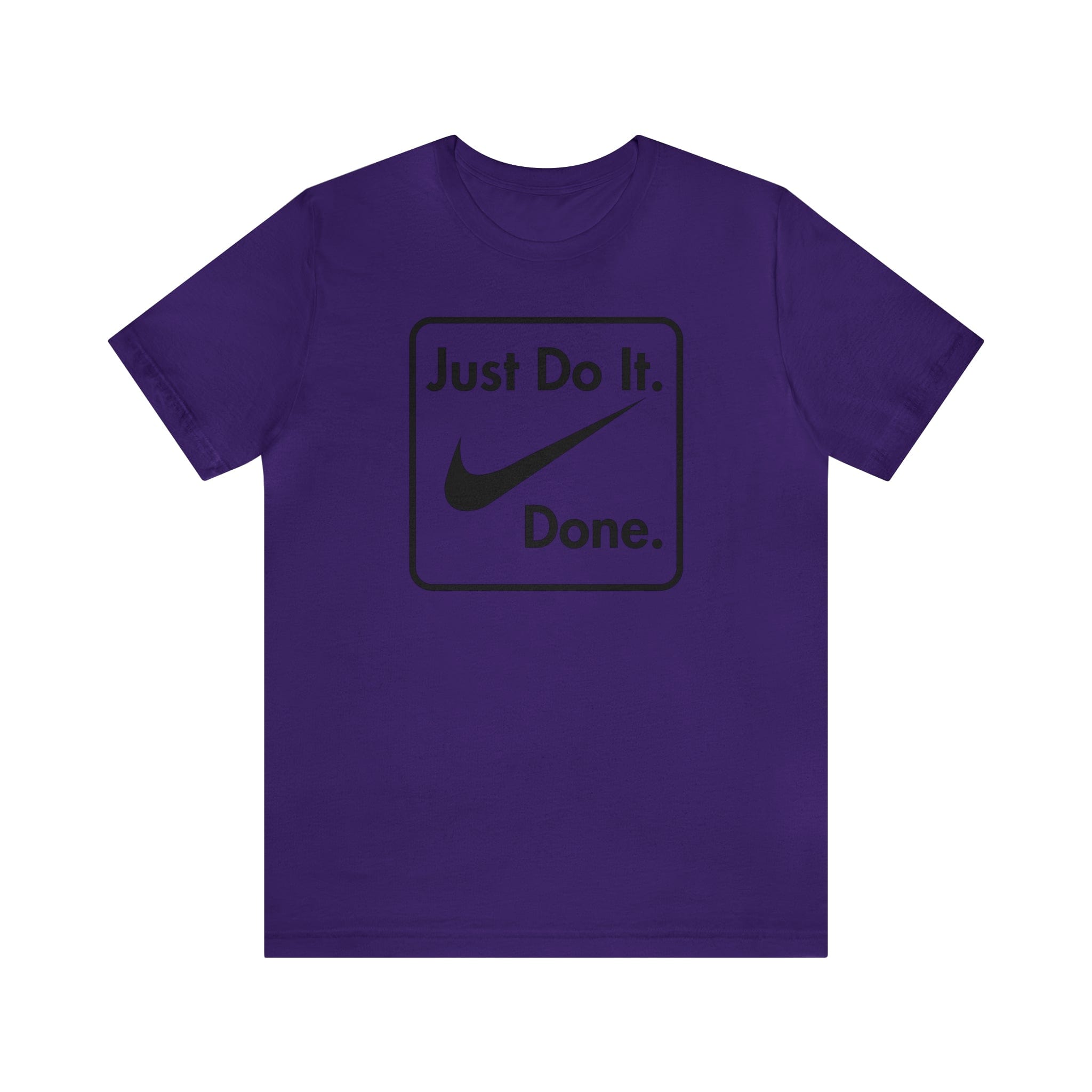 Printify T-Shirt Just Do It - Done - Jersey Short Sleeve Tee