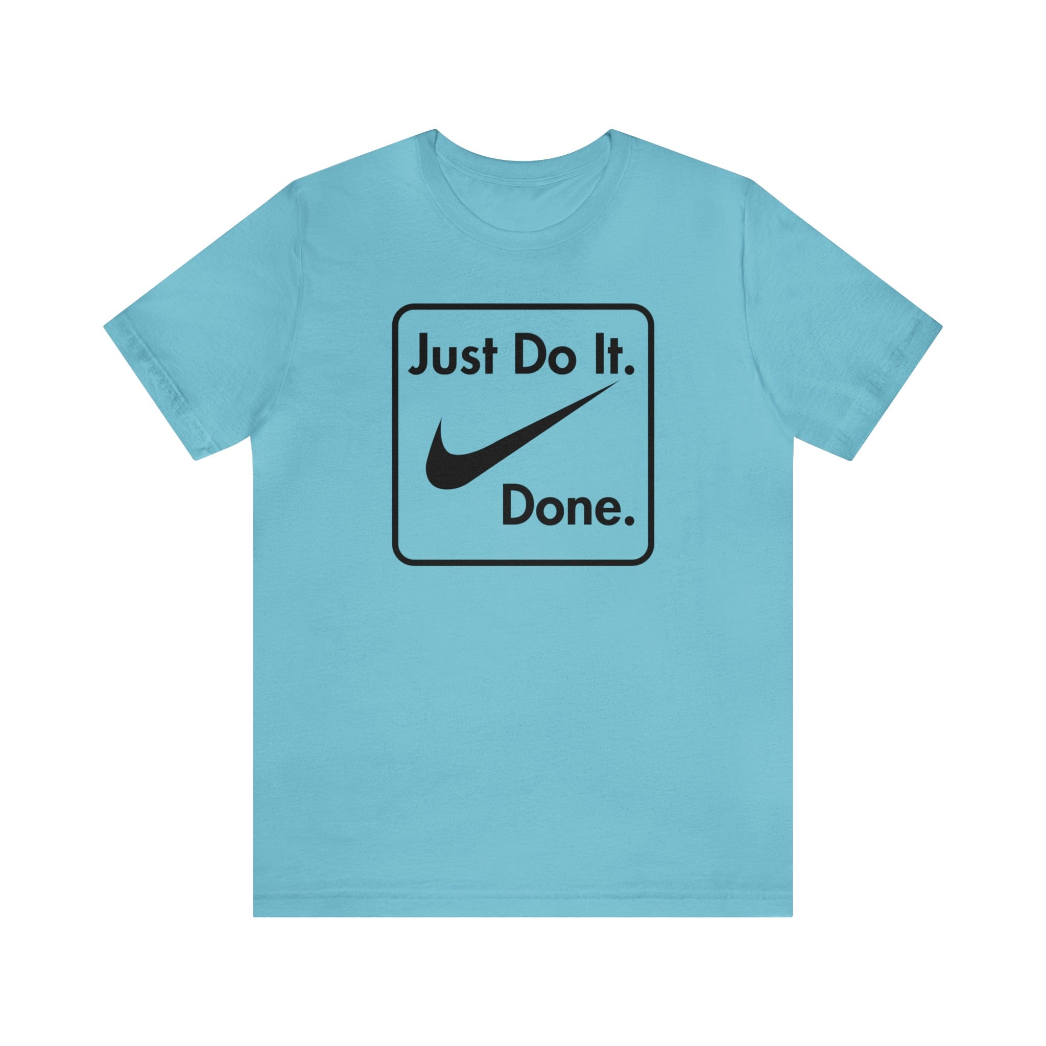 Printify T-Shirt Just Do It - Done - Jersey Short Sleeve Tee