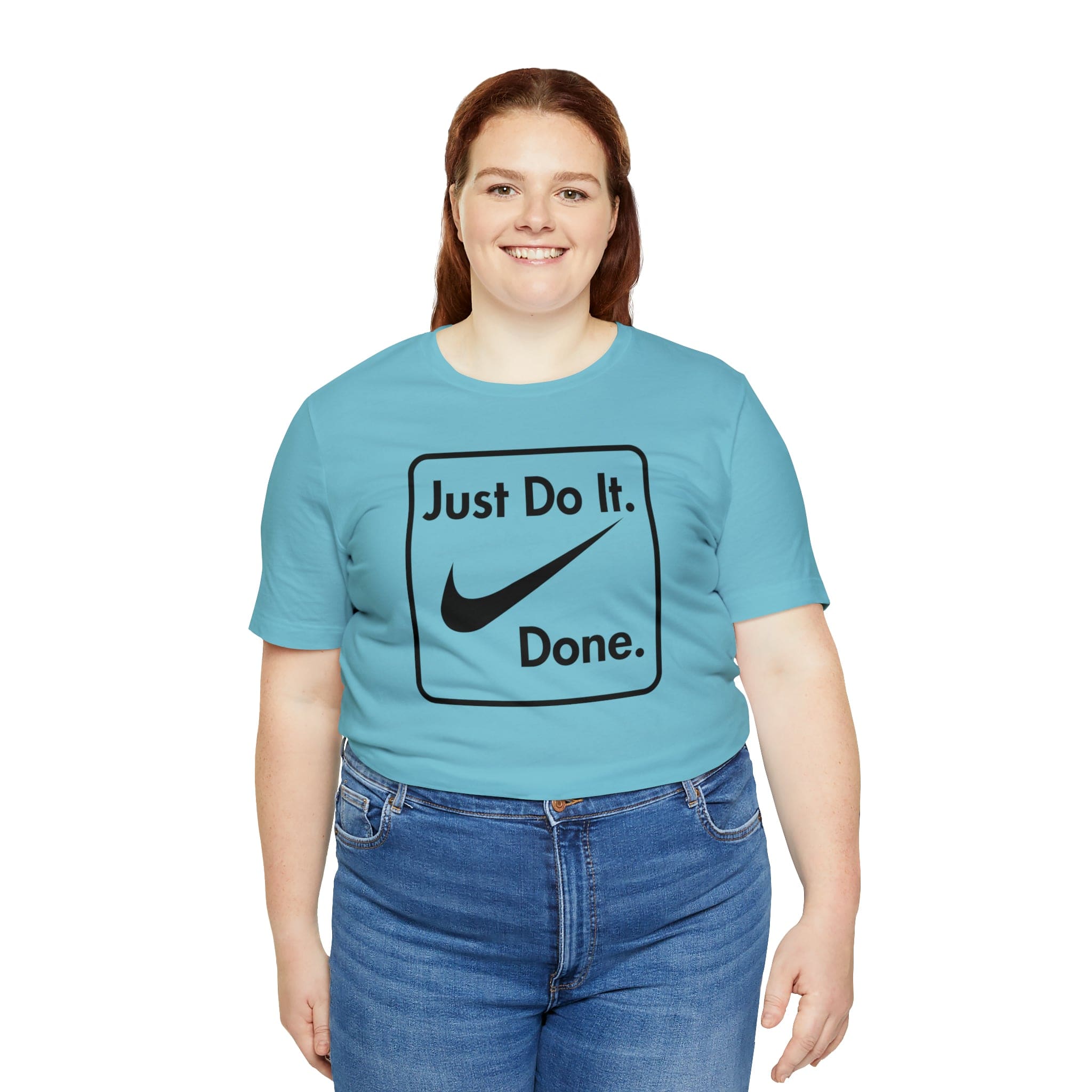 Printify T-Shirt Just Do It - Done - Jersey Short Sleeve Tee
