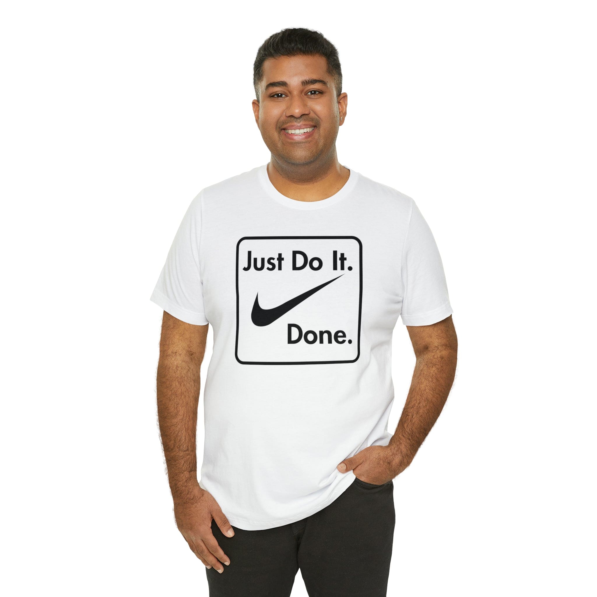Printify T-Shirt Just Do It - Done - Jersey Short Sleeve Tee