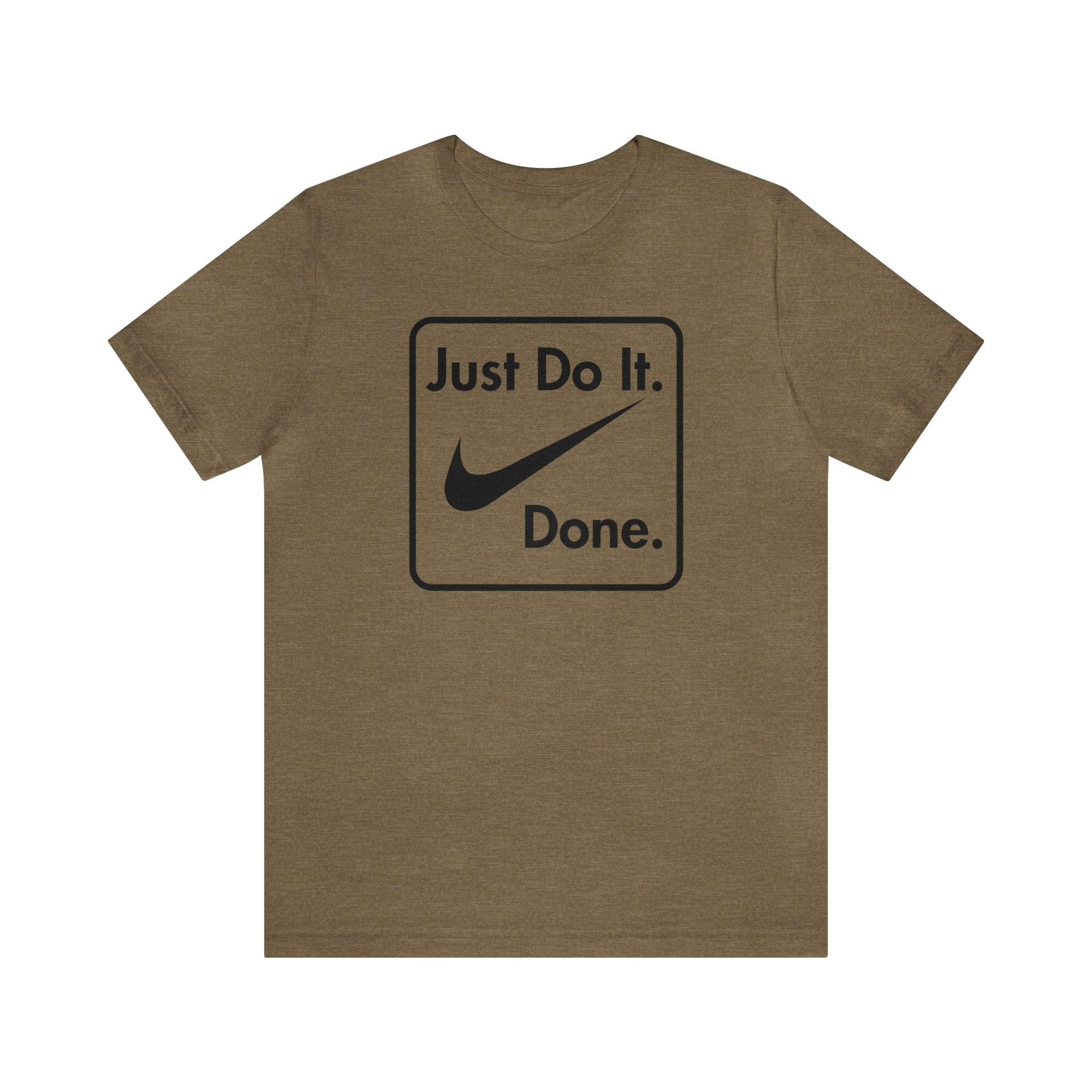 Printify T-Shirt Just Do It - Done - Jersey Short Sleeve Tee