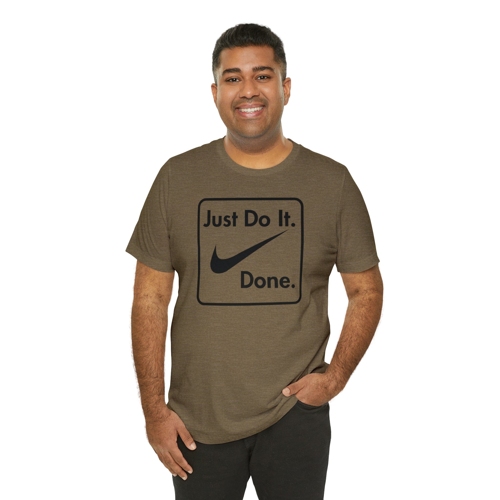 Printify T-Shirt Just Do It - Done - Jersey Short Sleeve Tee