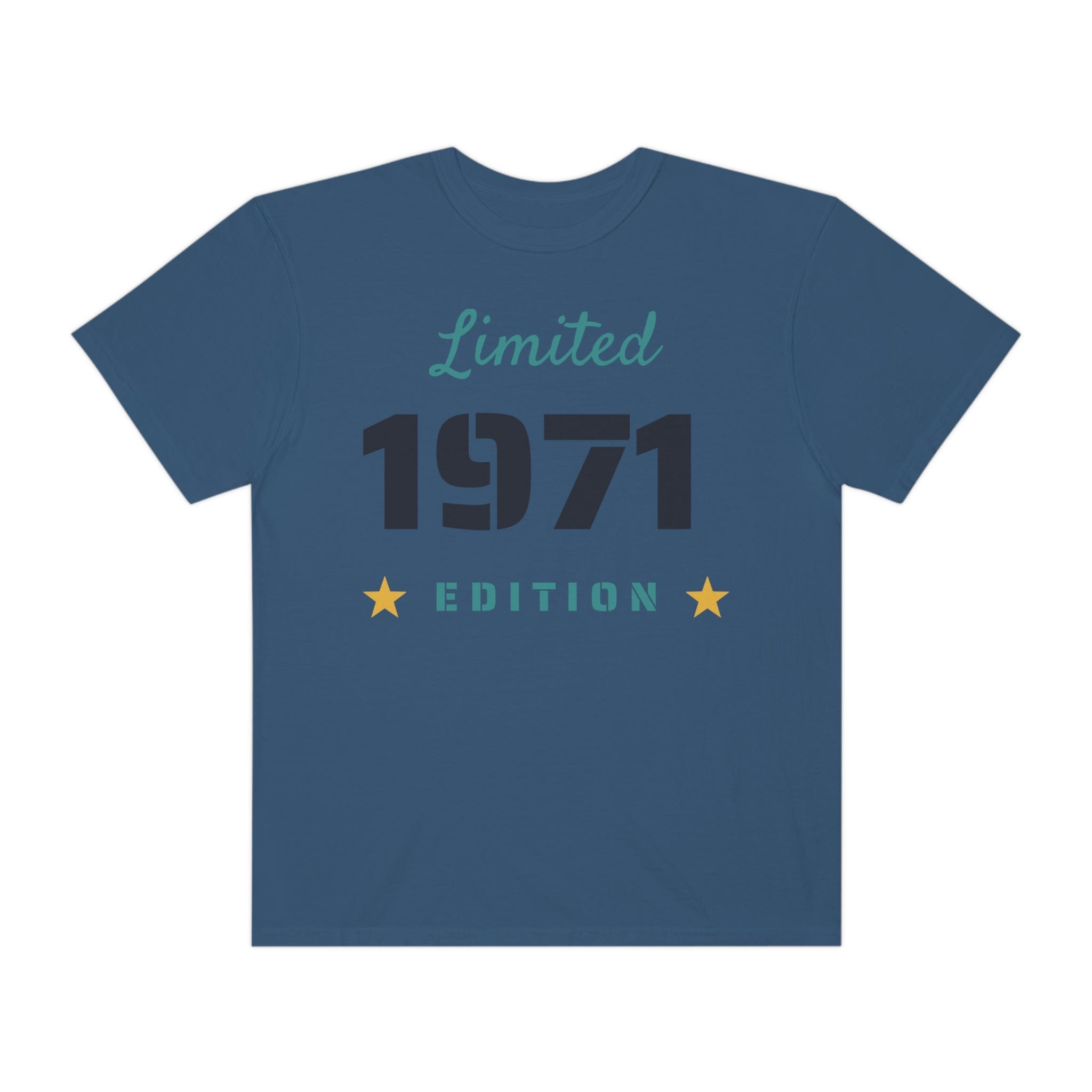 Printify T-Shirt Limited Edition Shirt - Customized Year - Unisex Garment-Dyed T-shirt