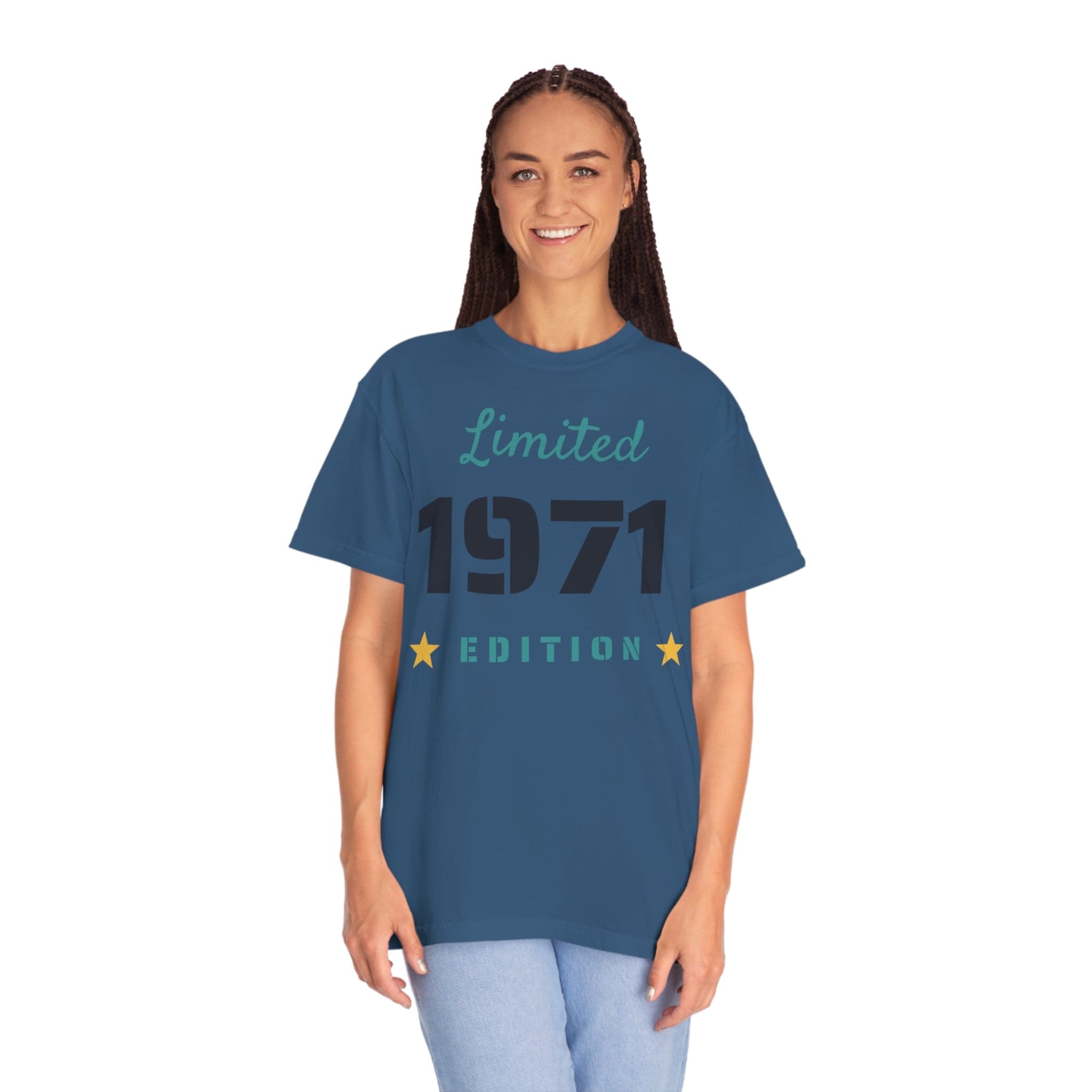 Printify T-Shirt Limited Edition Shirt - Customized Year - Unisex Garment-Dyed T-shirt