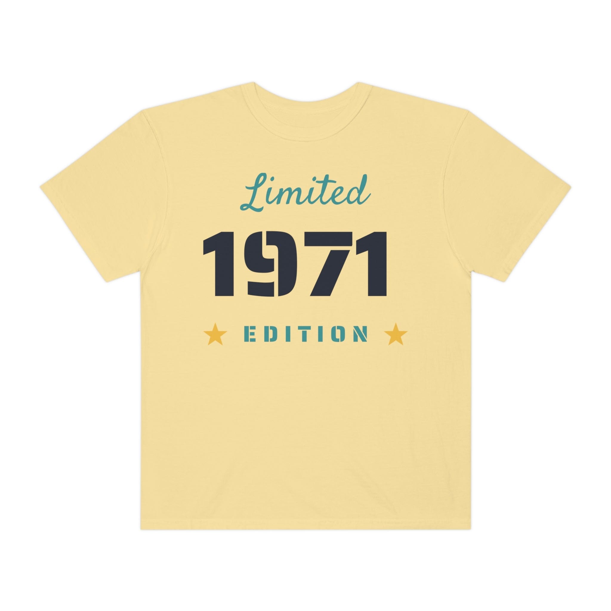 Printify T-Shirt Limited Edition Shirt - Customized Year - Unisex Garment-Dyed T-shirt