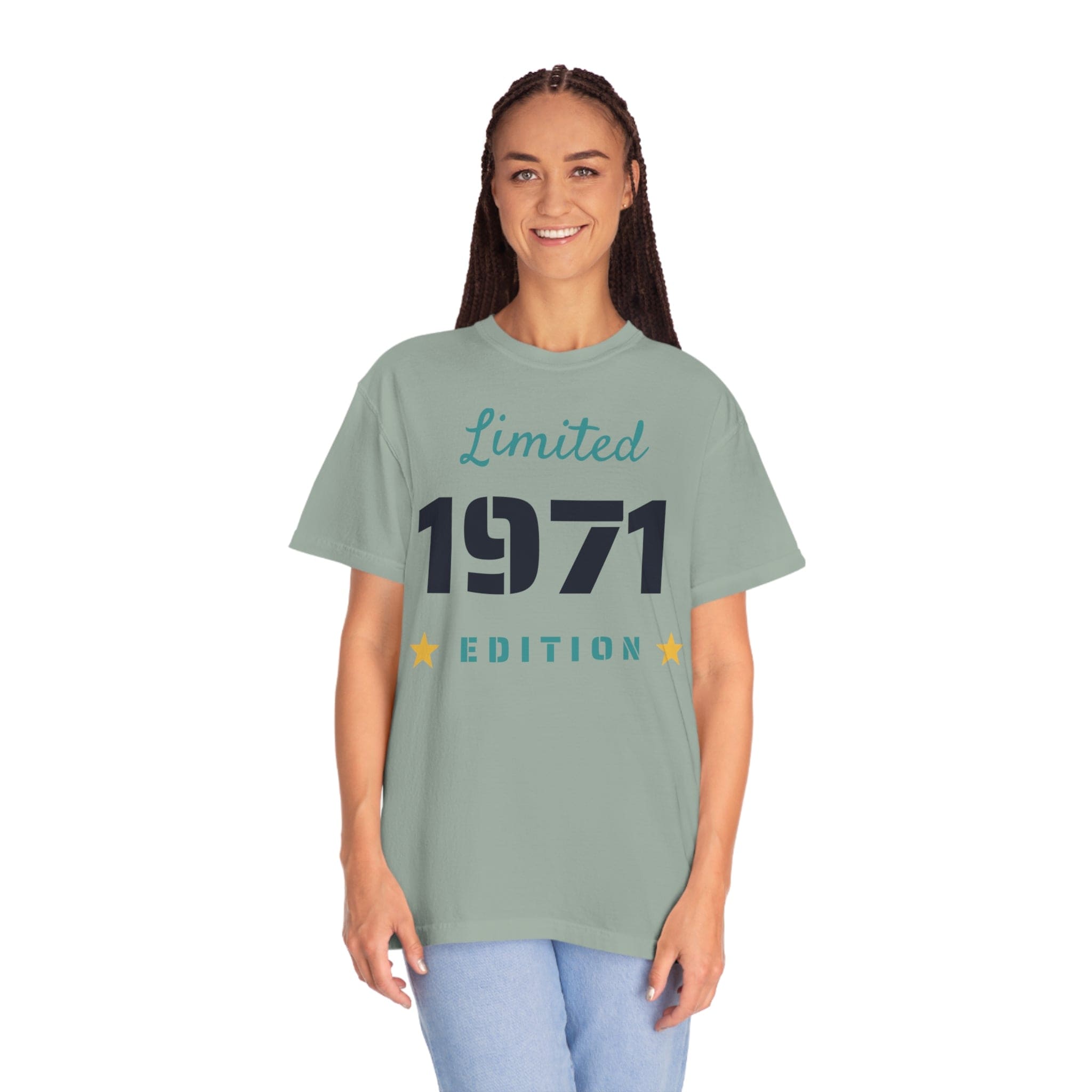 Printify T-Shirt Limited Edition Shirt - Customized Year - Unisex Garment-Dyed T-shirt