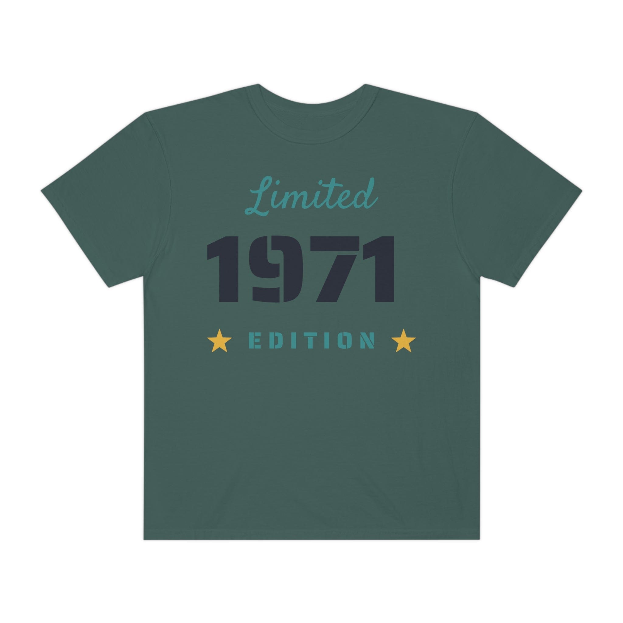 Printify T-Shirt Limited Edition Shirt - Customized Year - Unisex Garment-Dyed T-shirt