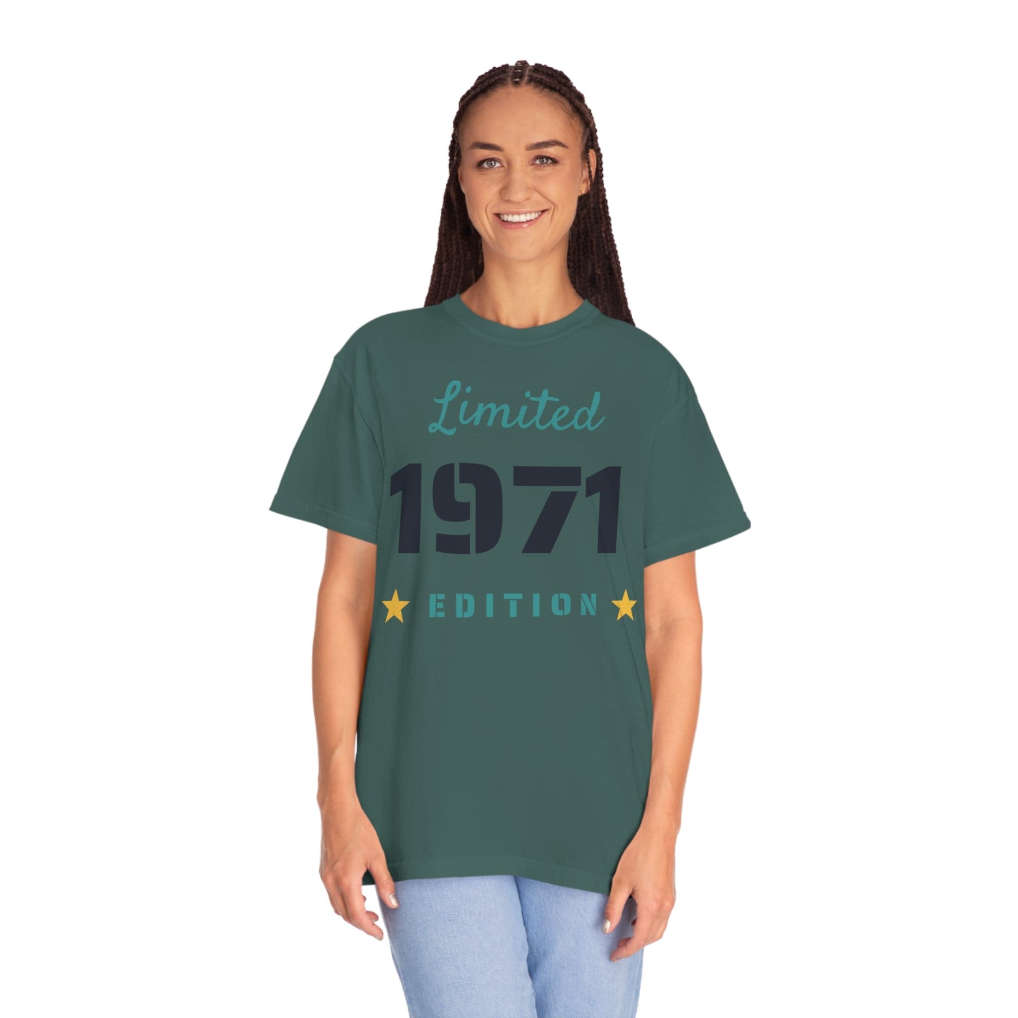 Printify T-Shirt Limited Edition Shirt - Customized Year - Unisex Garment-Dyed T-shirt