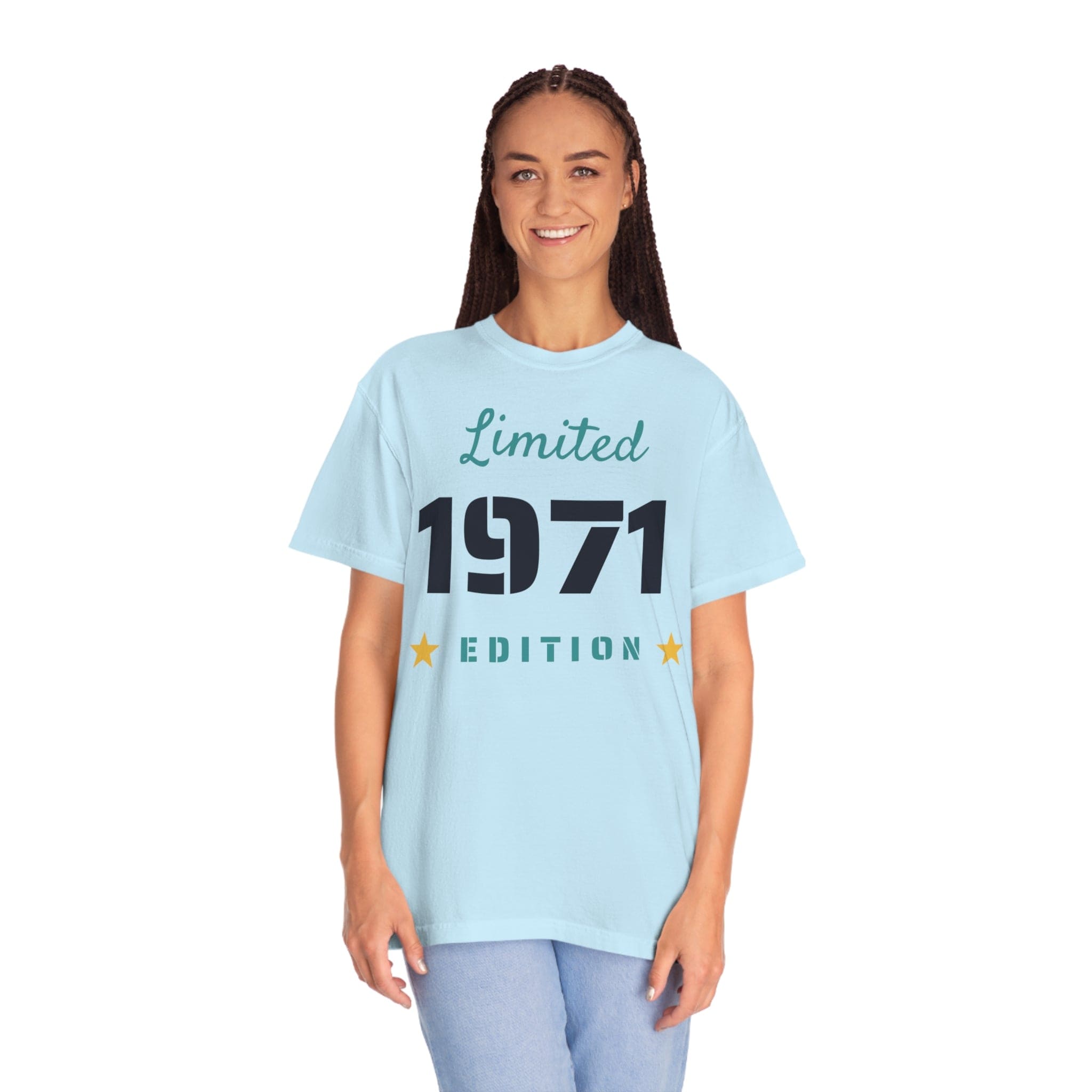 Printify T-Shirt Limited Edition Shirt - Customized Year - Unisex Garment-Dyed T-shirt