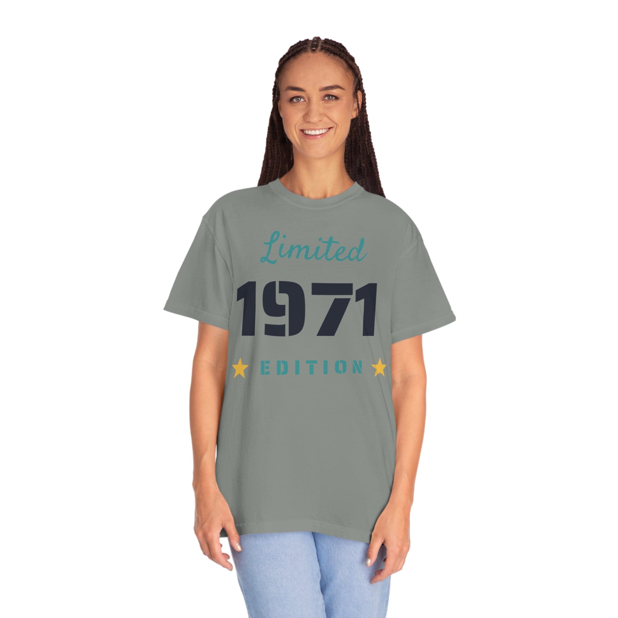 Printify T-Shirt Limited Edition Shirt - Customized Year - Unisex Garment-Dyed T-shirt