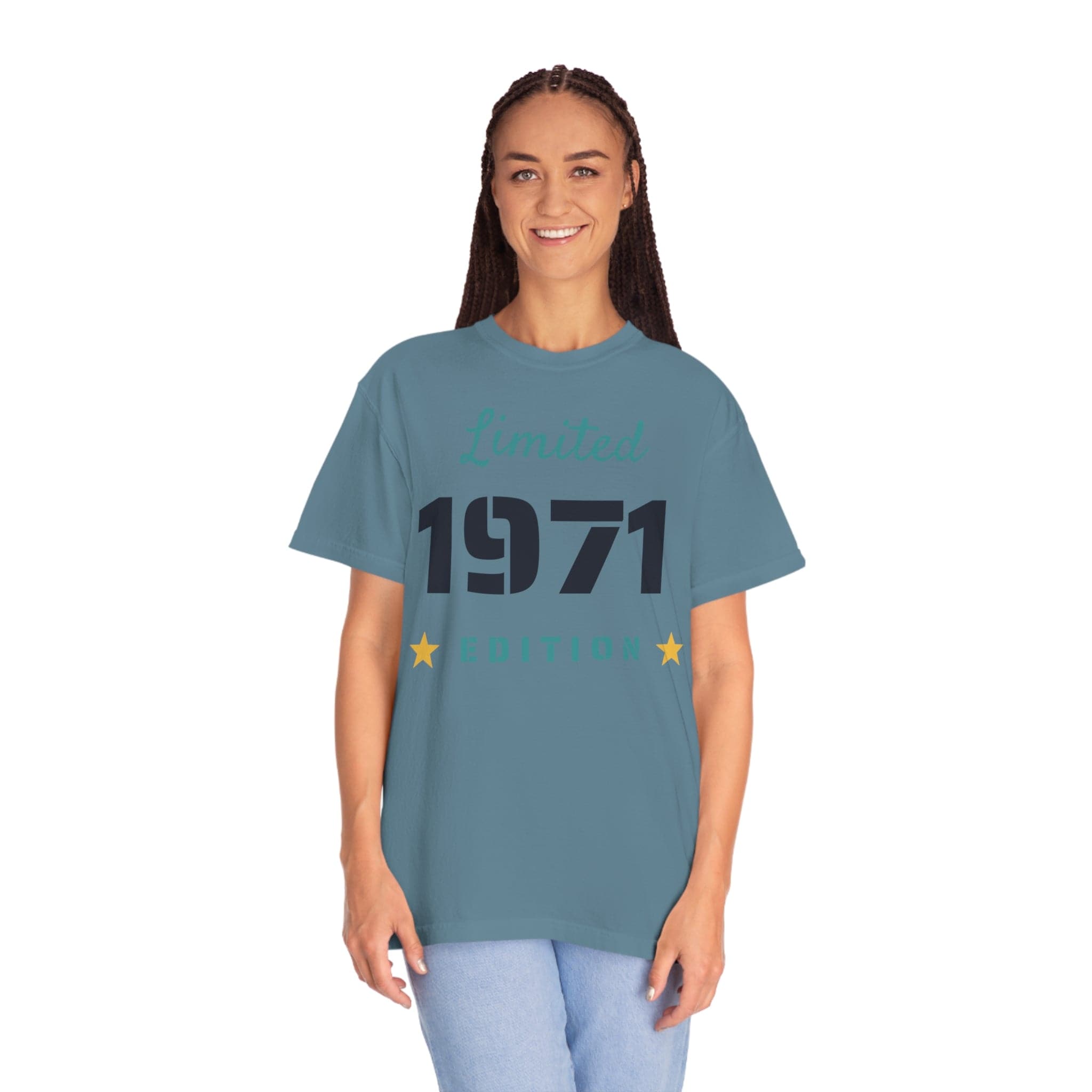 Printify T-Shirt Limited Edition Shirt - Customized Year - Unisex Garment-Dyed T-shirt