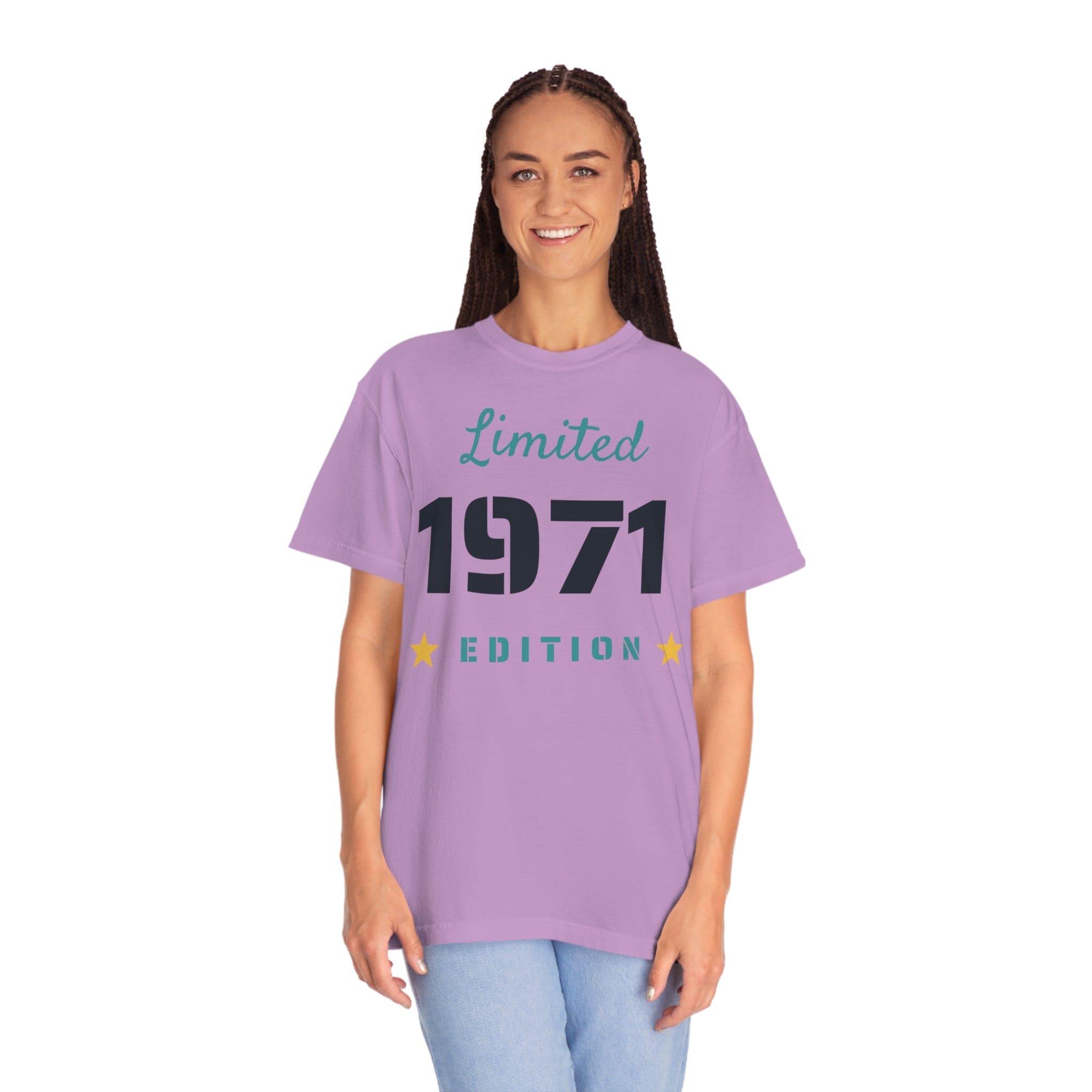 Printify T-Shirt Limited Edition Shirt - Customized Year - Unisex Garment-Dyed T-shirt