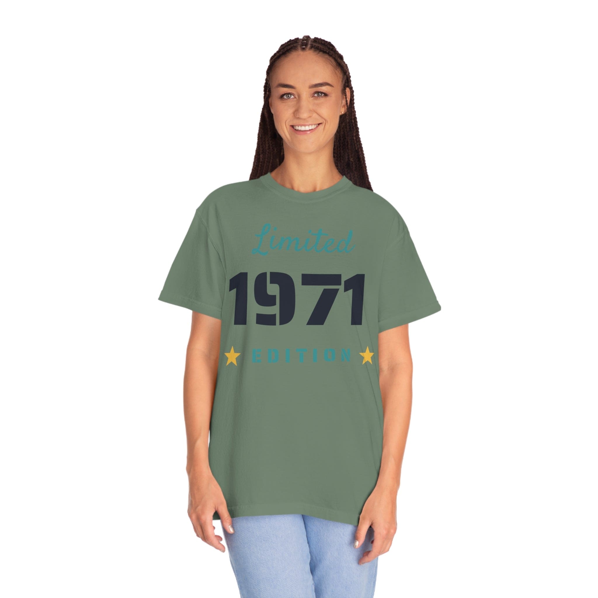 Printify T-Shirt Limited Edition Shirt - Customized Year - Unisex Garment-Dyed T-shirt