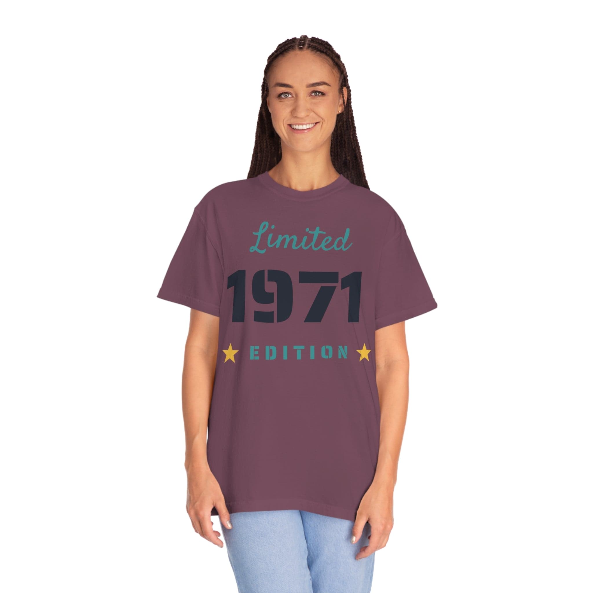 Printify T-Shirt Limited Edition Shirt - Customized Year - Unisex Garment-Dyed T-shirt