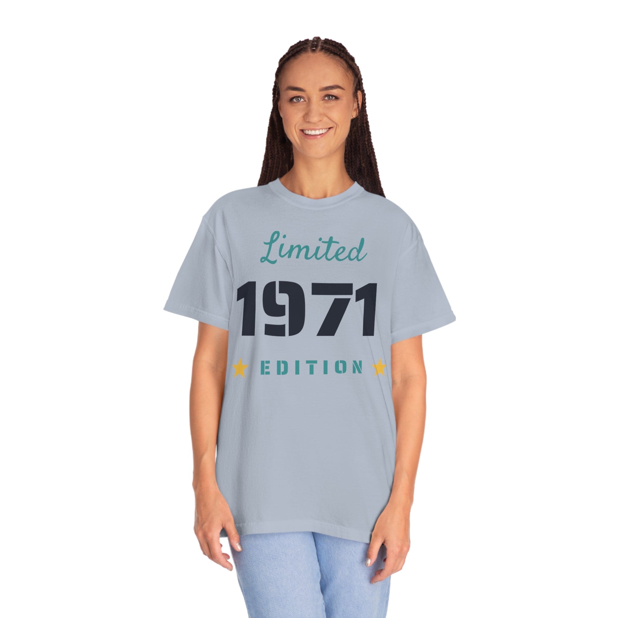 Printify T-Shirt Limited Edition Shirt - Customized Year - Unisex Garment-Dyed T-shirt