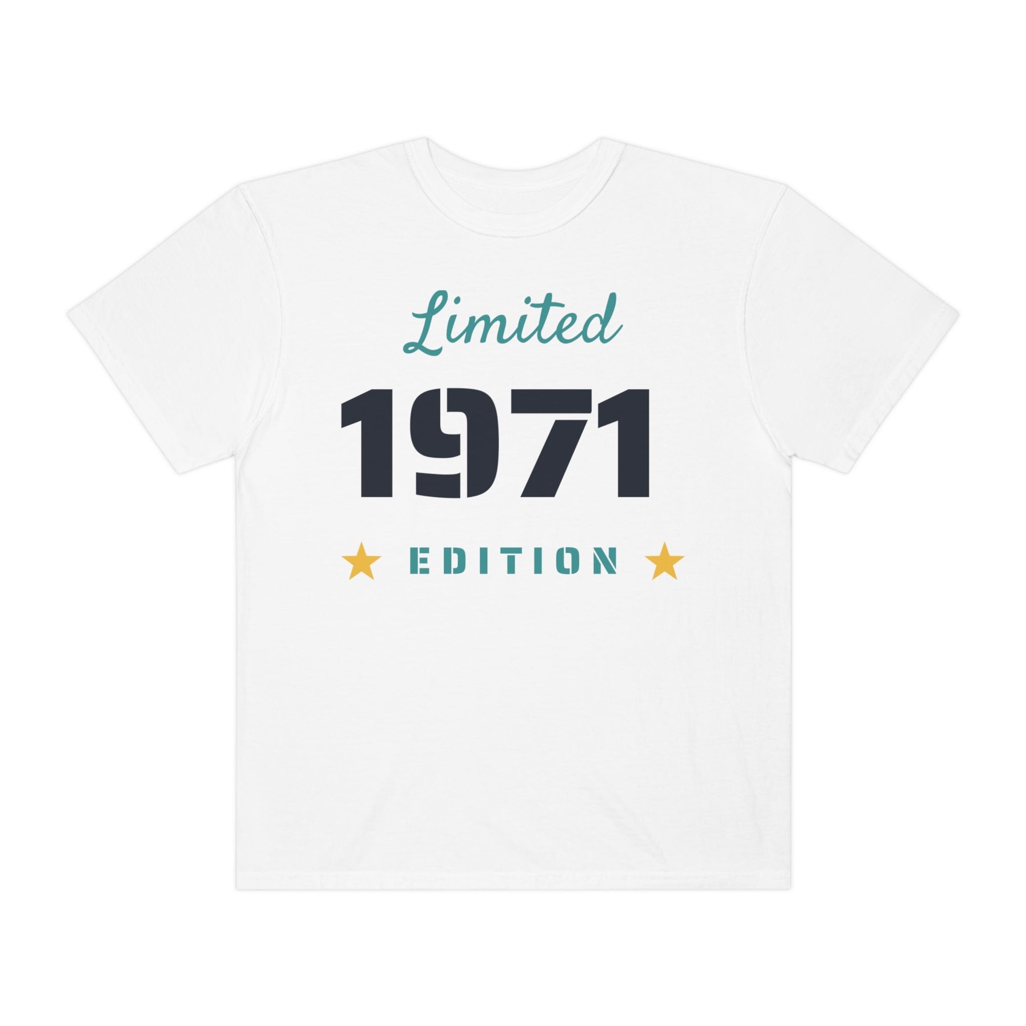 Printify T-Shirt Limited Edition Shirt - Customized Year - Unisex Garment-Dyed T-shirt