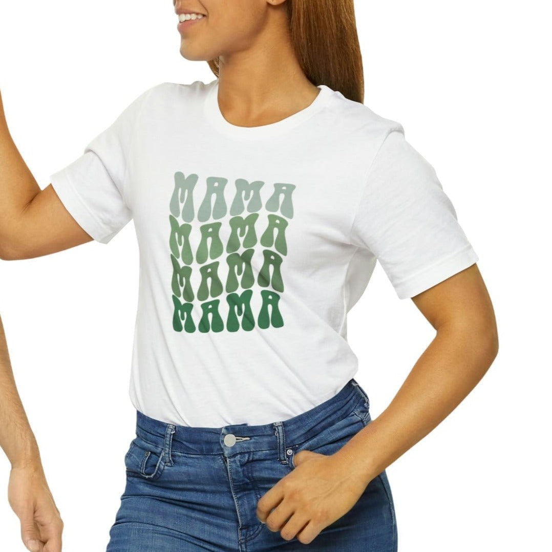 Printify T-Shirt Mama - Unisex Jersey Short Sleeve Tee