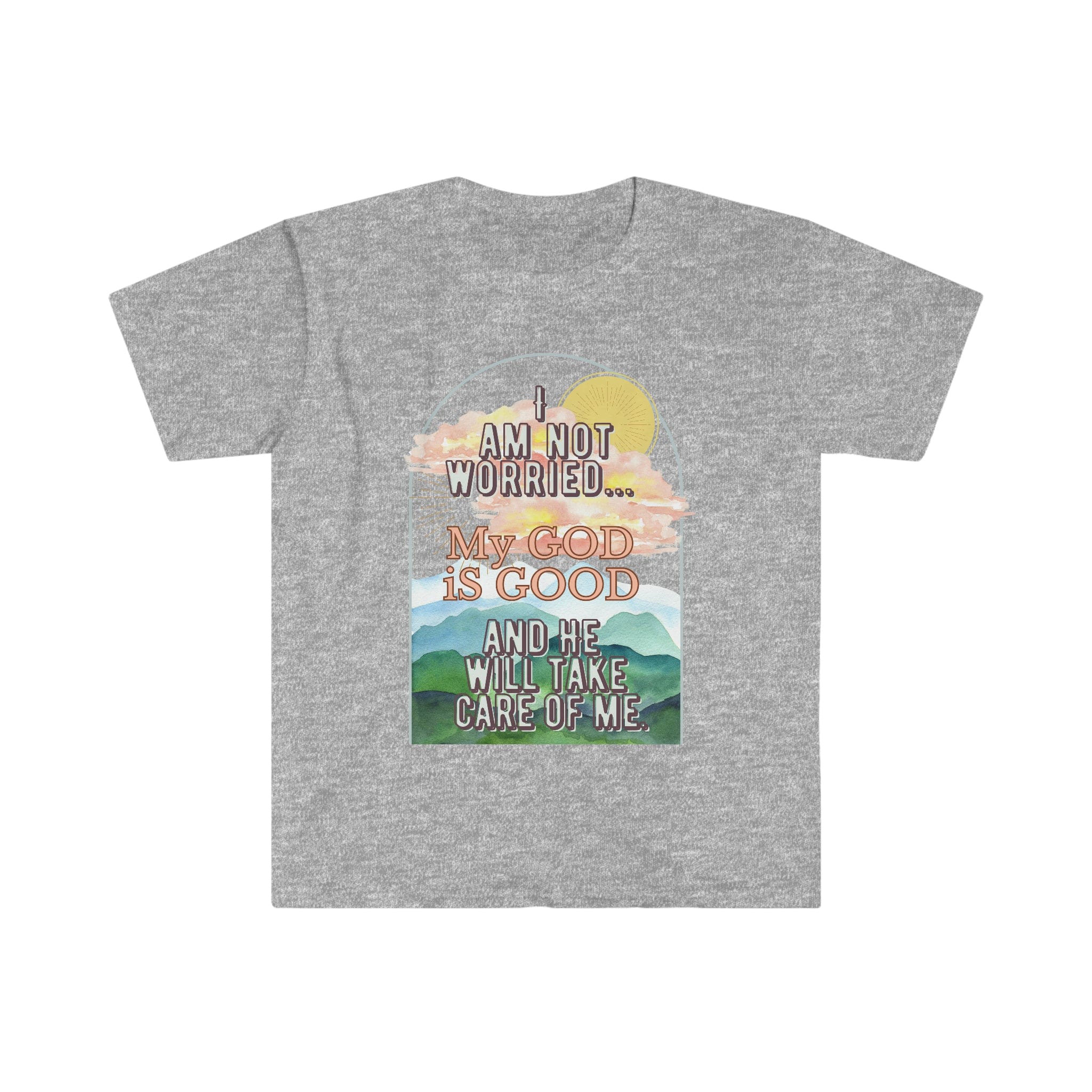 Printify T-Shirt Sport Grey / S My God is Good - Unisex Softstyle T-Shirt