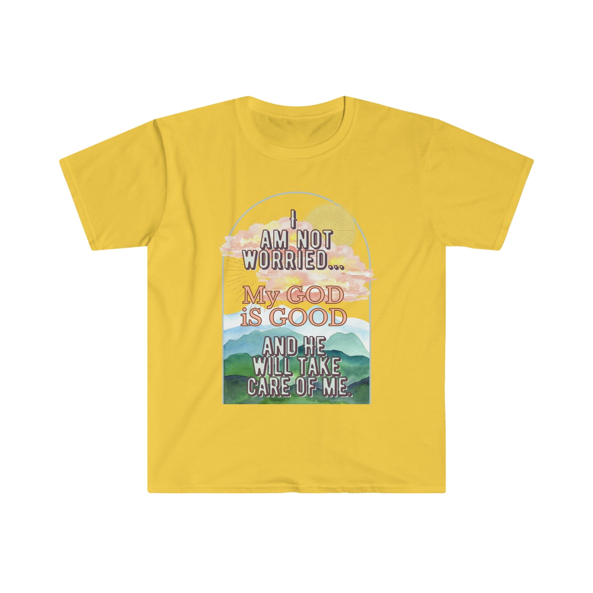 Printify T-Shirt Daisy / S My God is Good - Unisex Softstyle T-Shirt