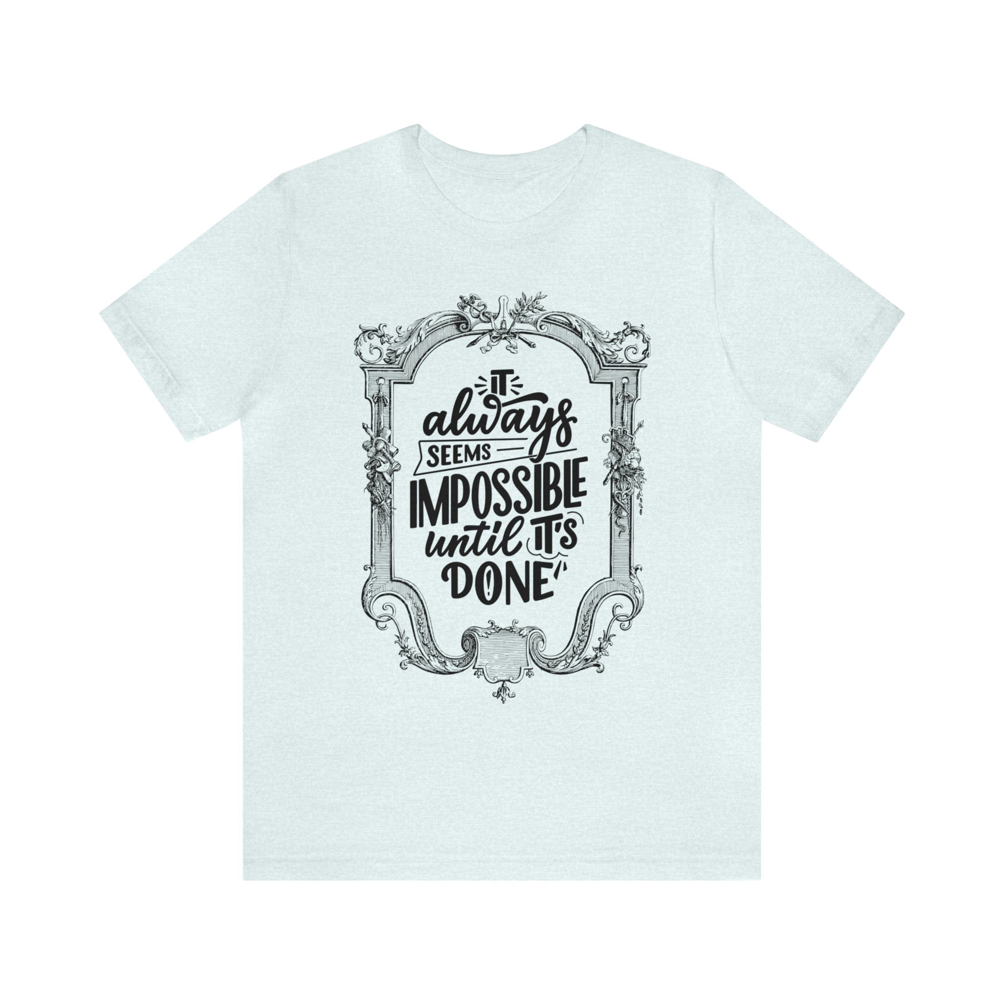 Printify T-Shirt Not Impossible - Unisex Jersey Short Sleeve Tee