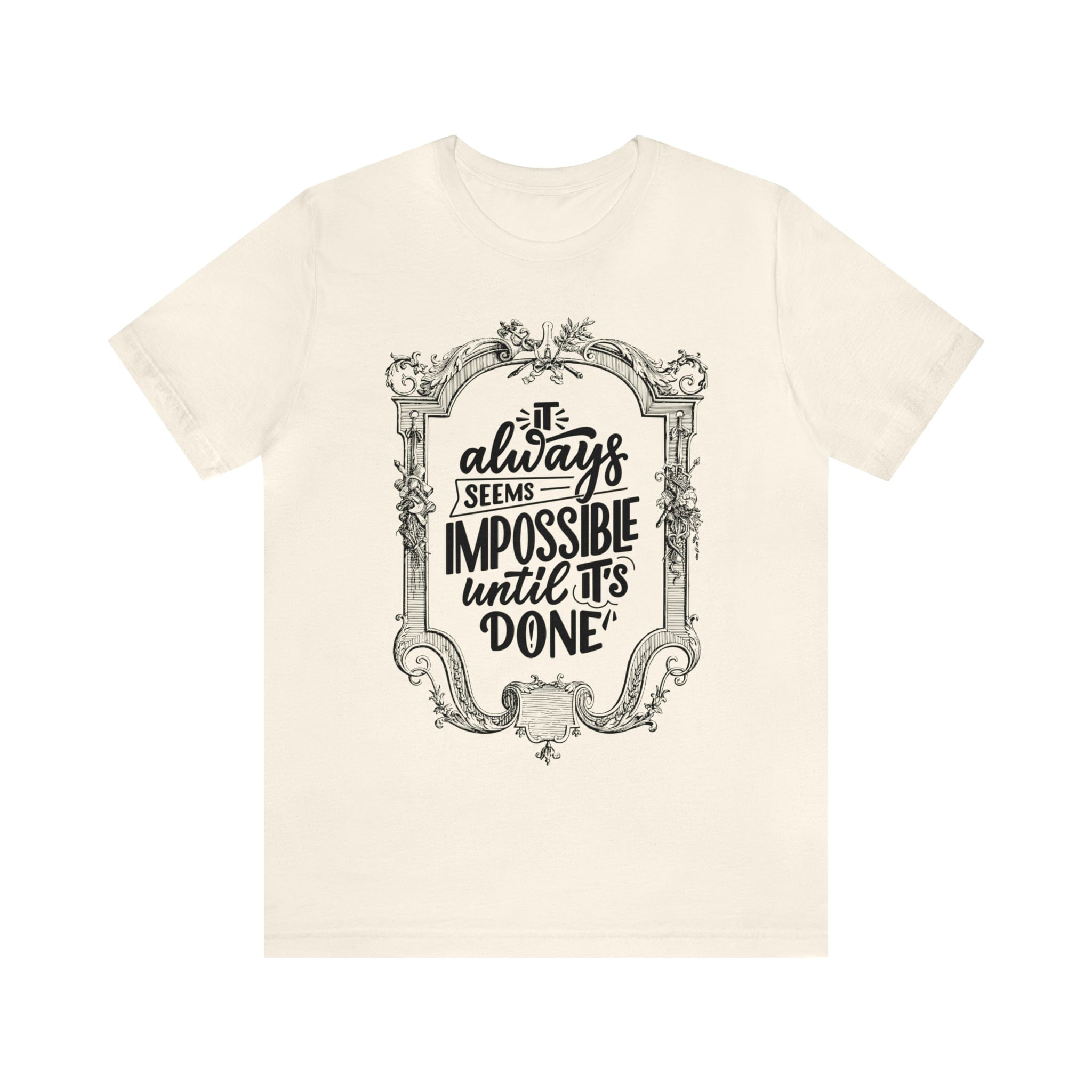 Printify T-Shirt Not Impossible - Unisex Jersey Short Sleeve Tee