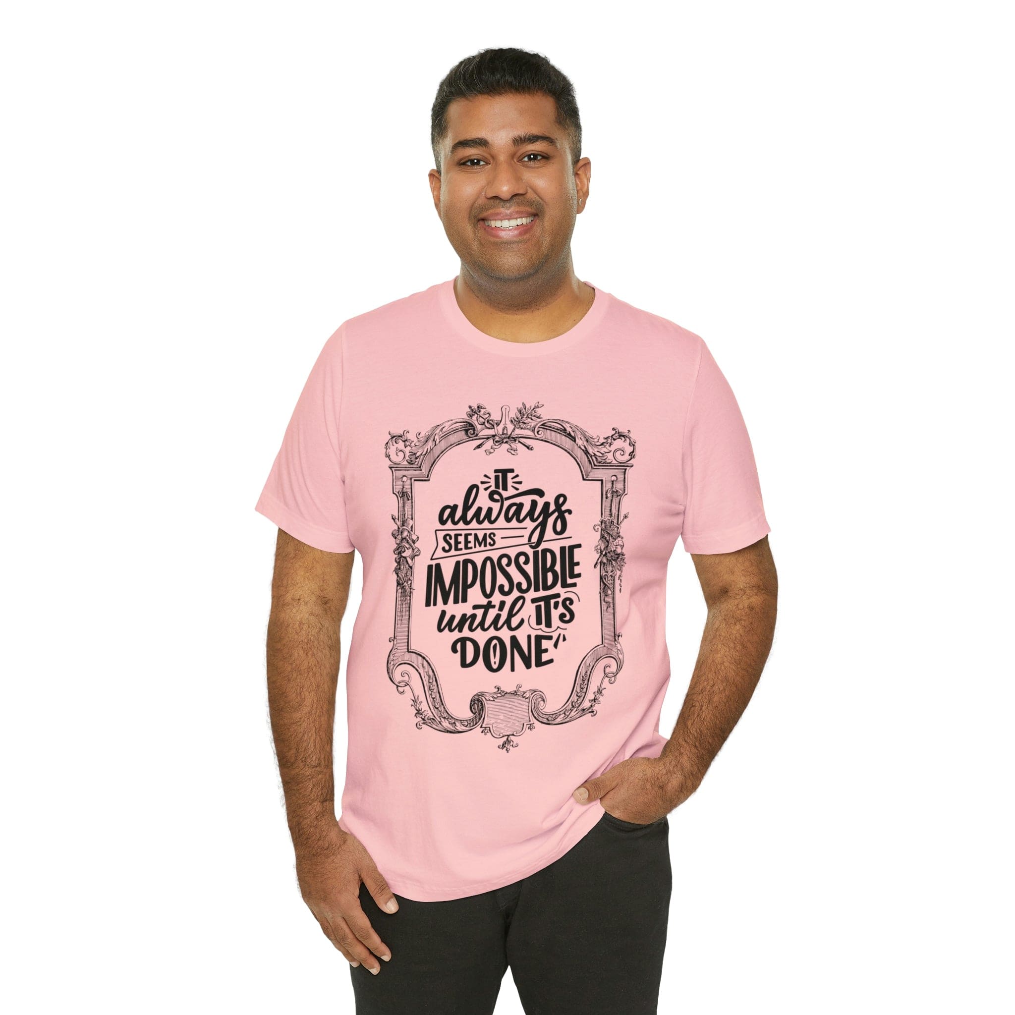 Printify T-Shirt Not Impossible - Unisex Jersey Short Sleeve Tee