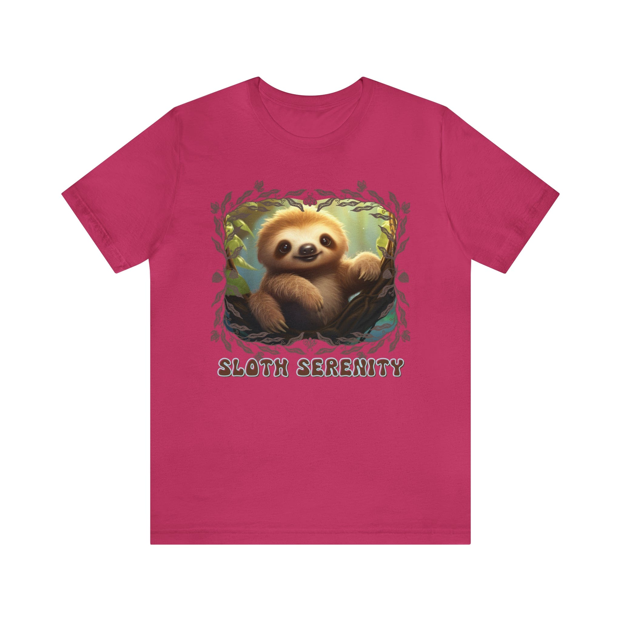 Printify T-Shirt Sloth Serenity - Jersey Short Sleeve Tee