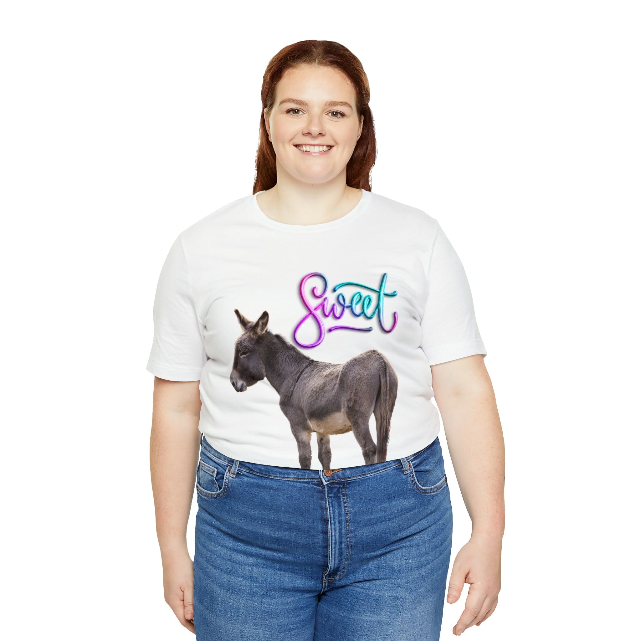 Printify T-Shirt Sweet Ass (Donkey) - Unisex Jersey Short Sleeve Tee