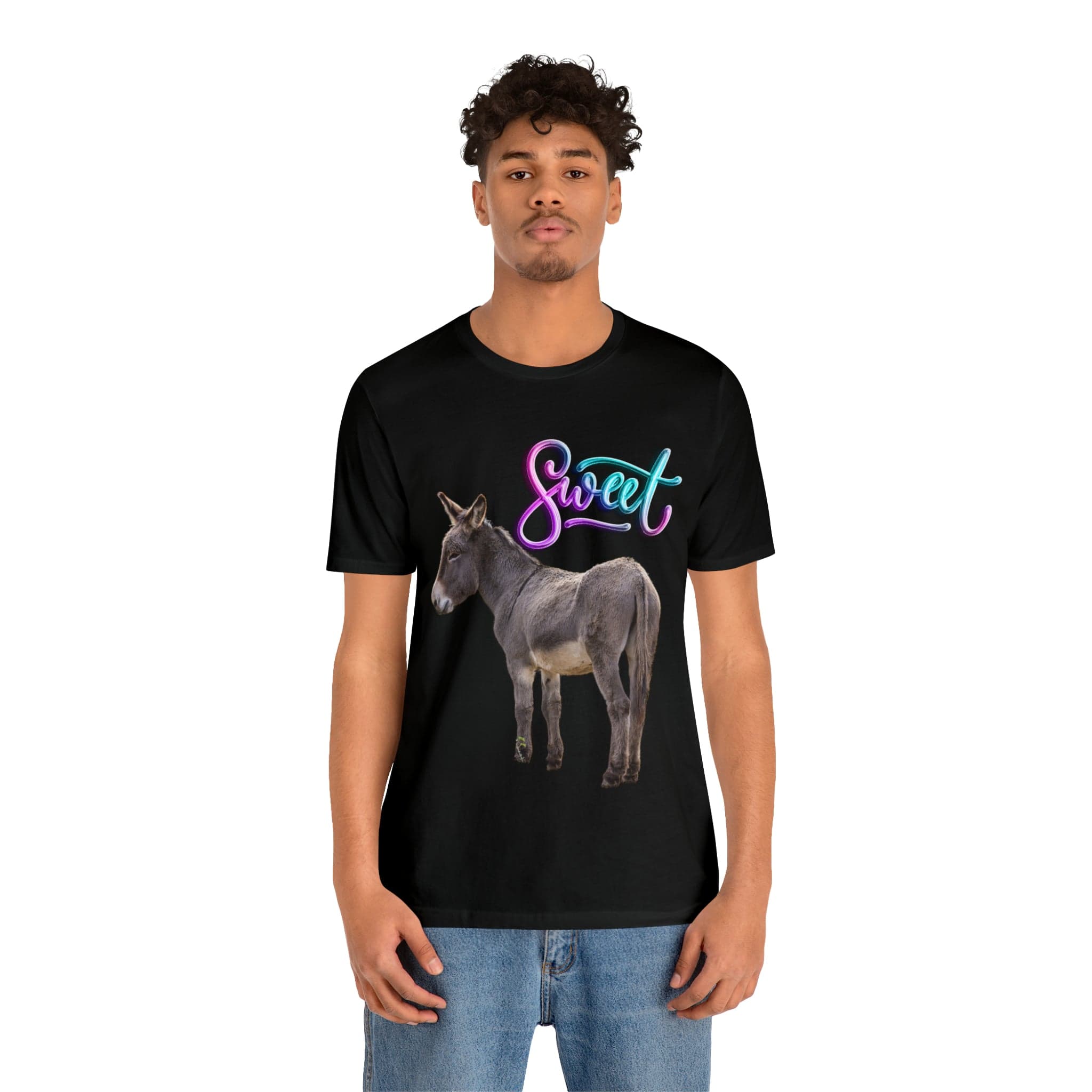 Printify T-Shirt Sweet Ass (Donkey) - Unisex Jersey Short Sleeve Tee