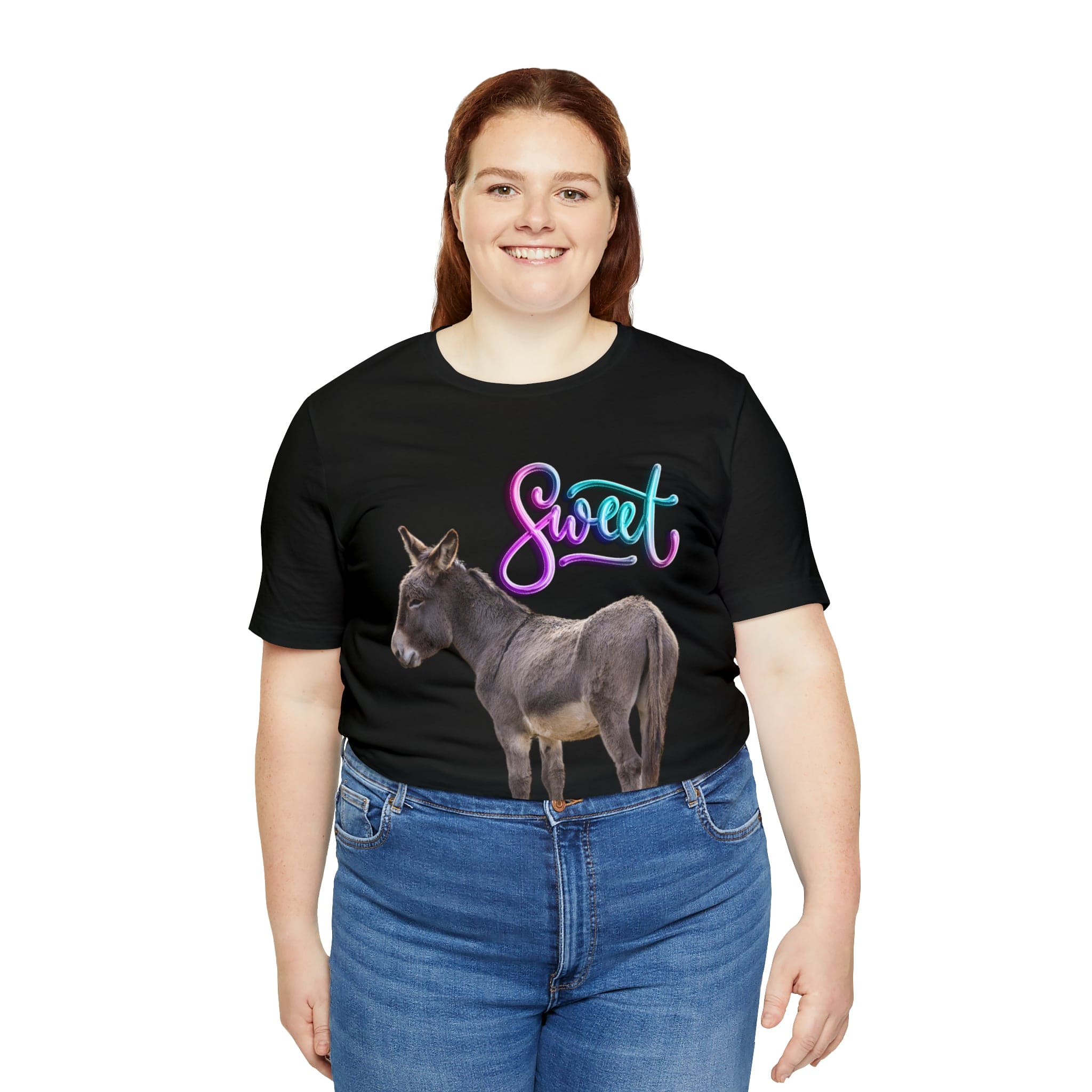 Printify T-Shirt Sweet Ass (Donkey) - Unisex Jersey Short Sleeve Tee